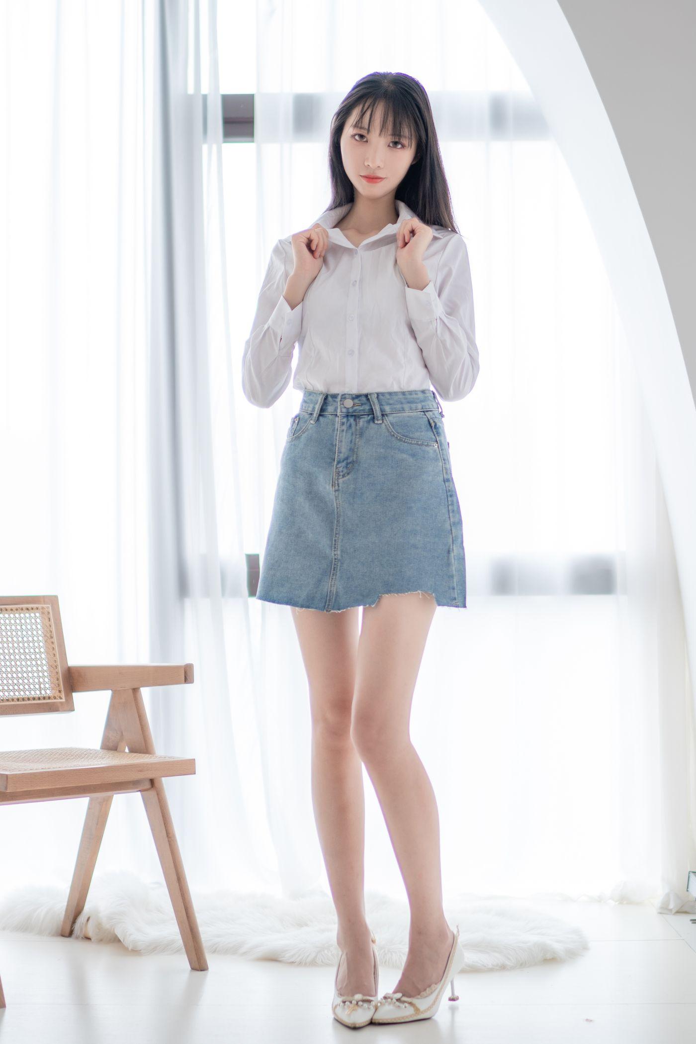 西呱呀呀呀 NO.023 衬衫牛仔裙 [61P]插图1