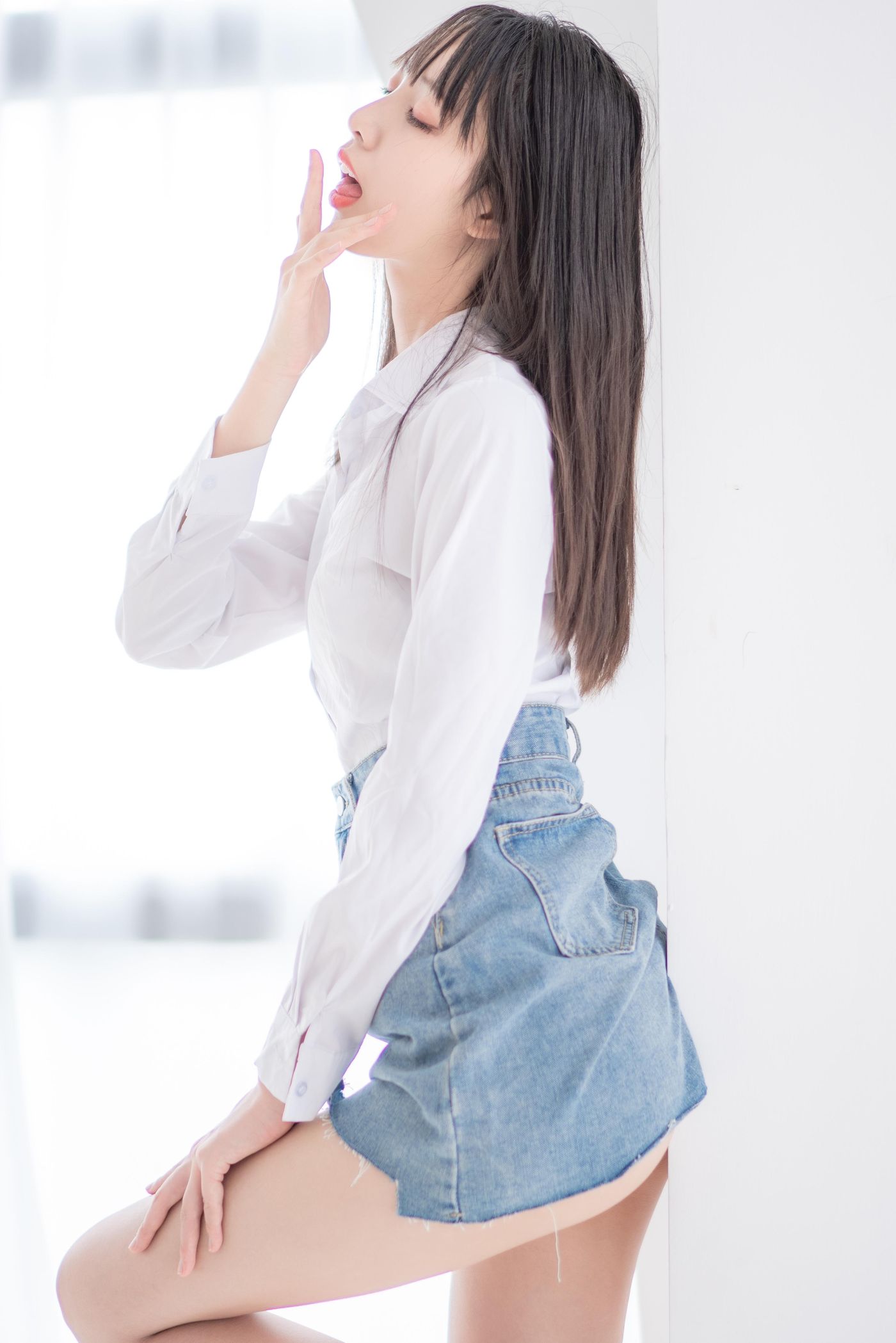 西呱呀呀呀 NO.023 衬衫牛仔裙 [61P]插图4