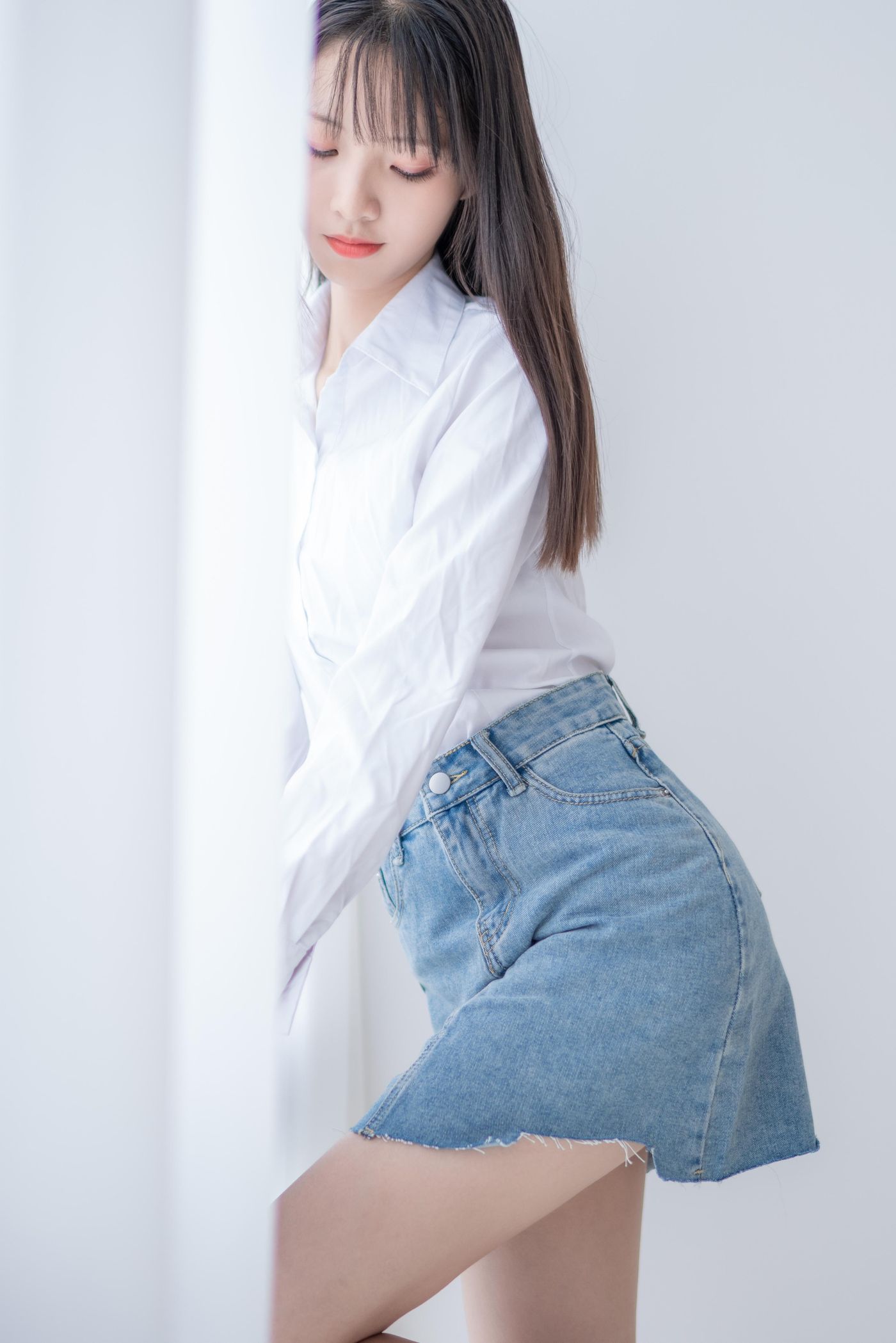 西呱呀呀呀 NO.023 衬衫牛仔裙 [61P]插图7