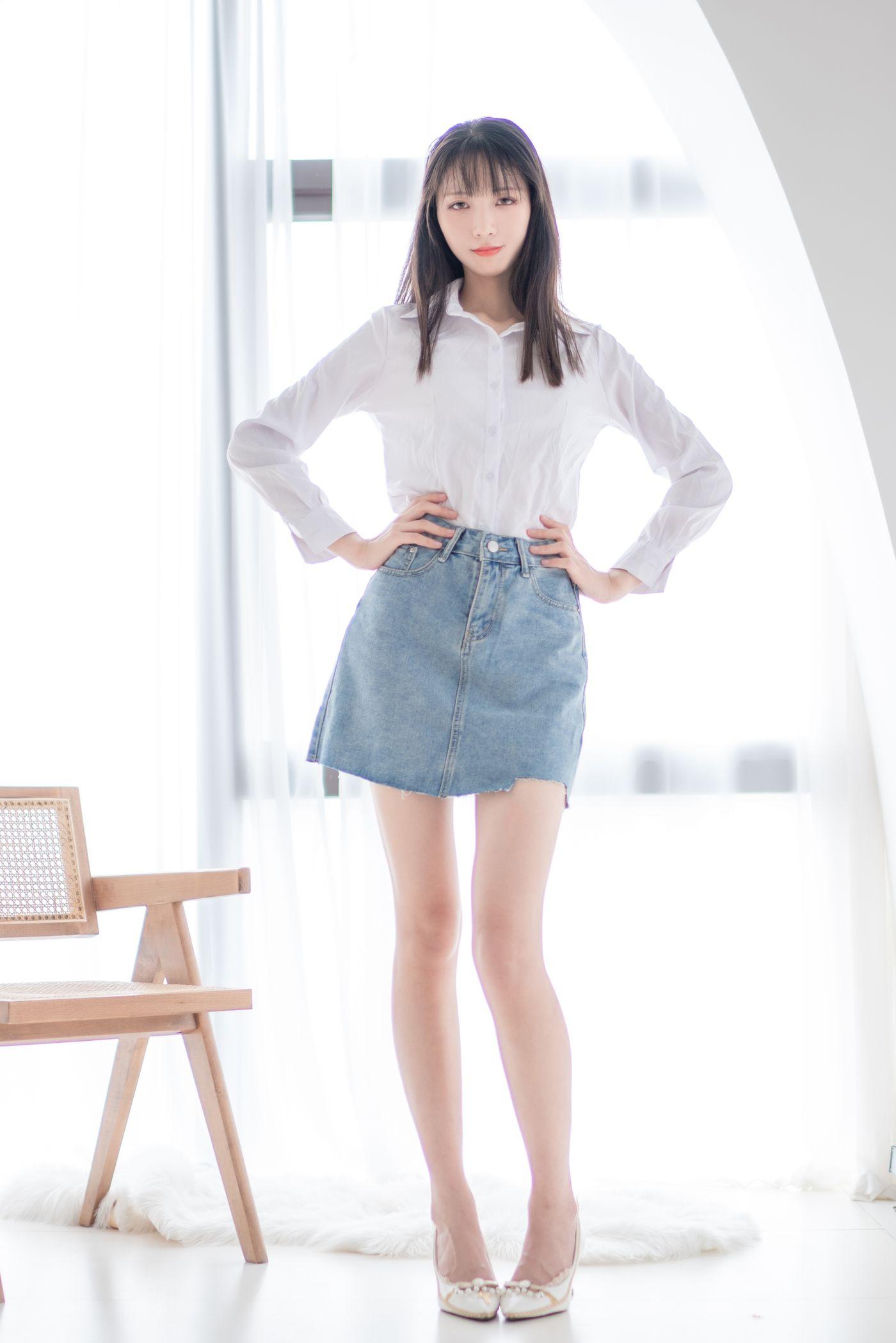 西呱呀呀呀 NO.023 衬衫牛仔裙 [61P]插图9