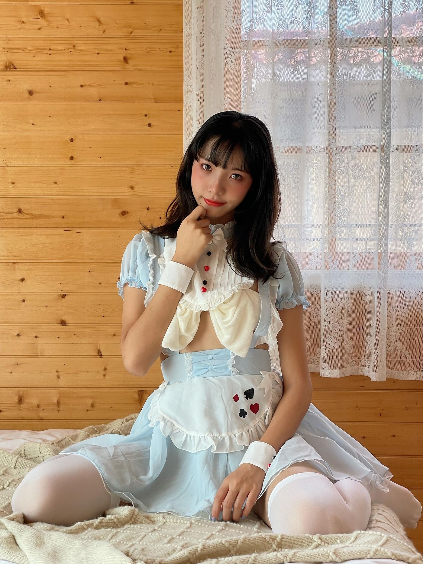 西呱呀呀呀 NO.018 蓝白女仆 [26P]插图