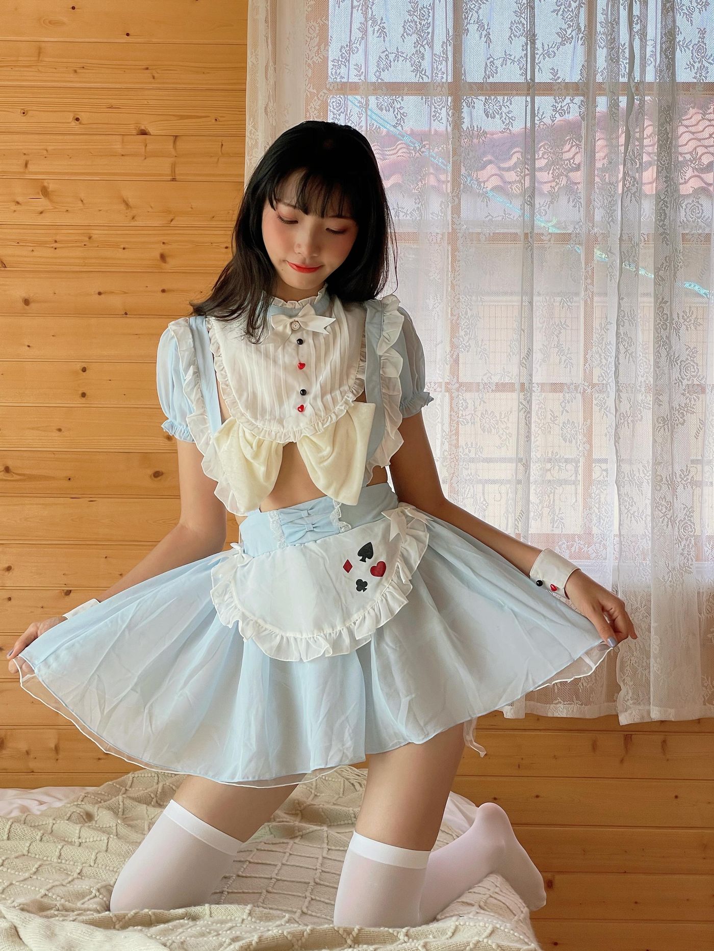 西呱呀呀呀 NO.018 蓝白女仆 [26P]插图2