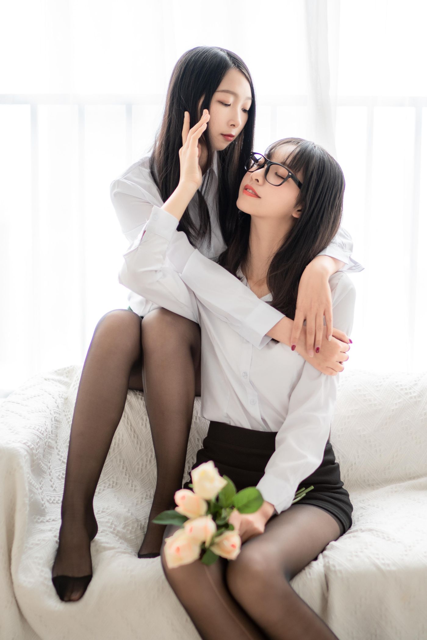 西呱呀呀呀 NO.026 黑丝百合 [54P]插图9