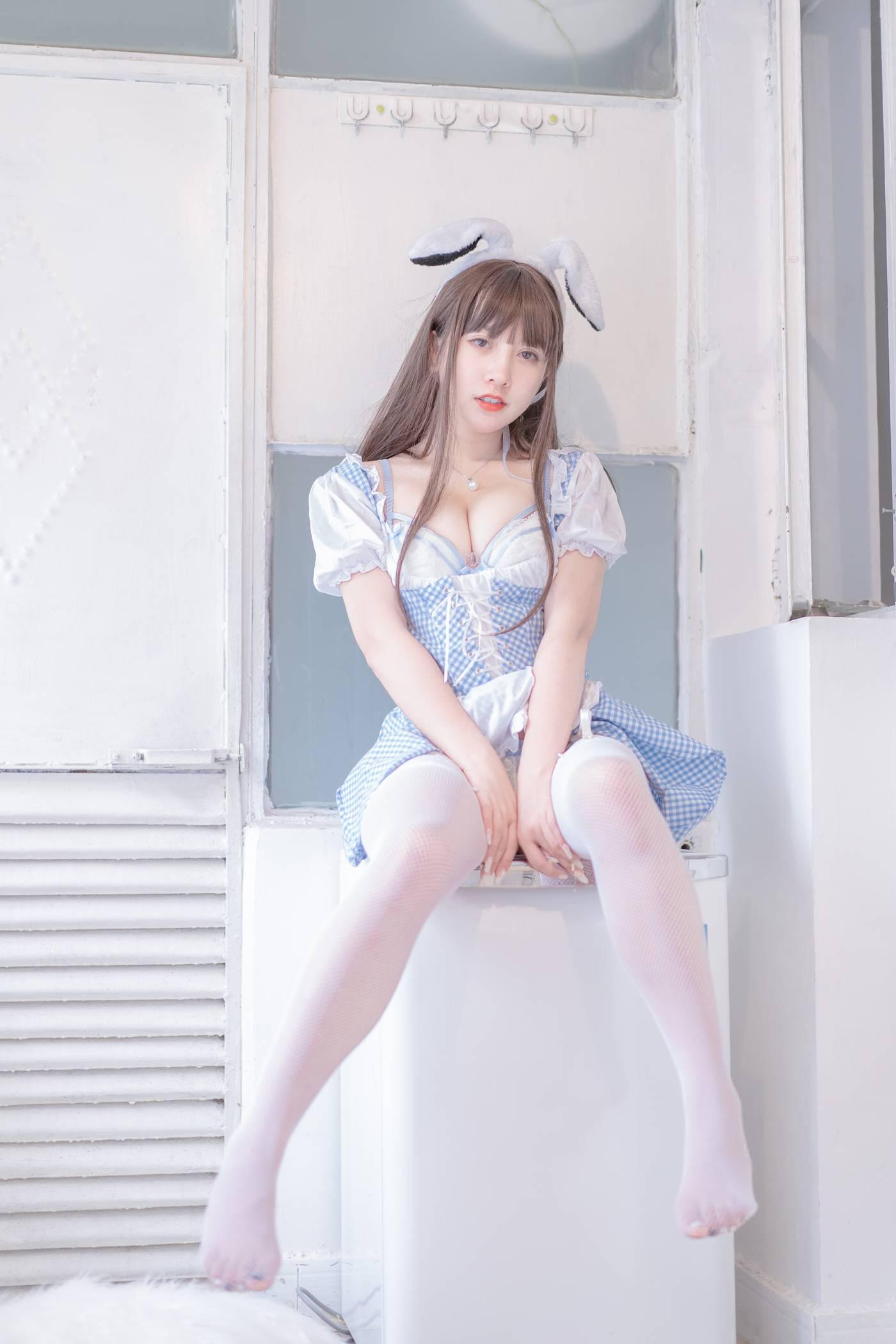 过期米线线喵 – NO.46 蓝白 [28P]插图8