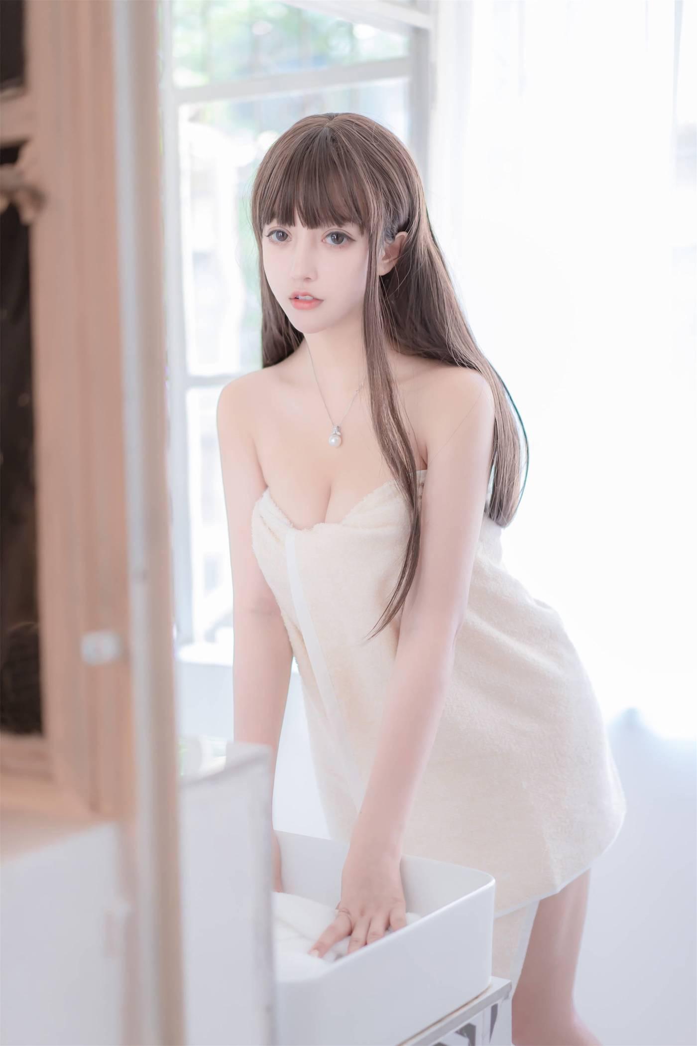 过期米线线喵 – NO.81 浴巾 [30P]插图9