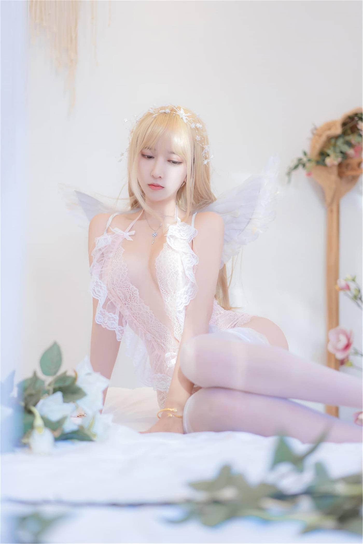 过期米线线喵 – NO.127 粉天使 [51P]插图8