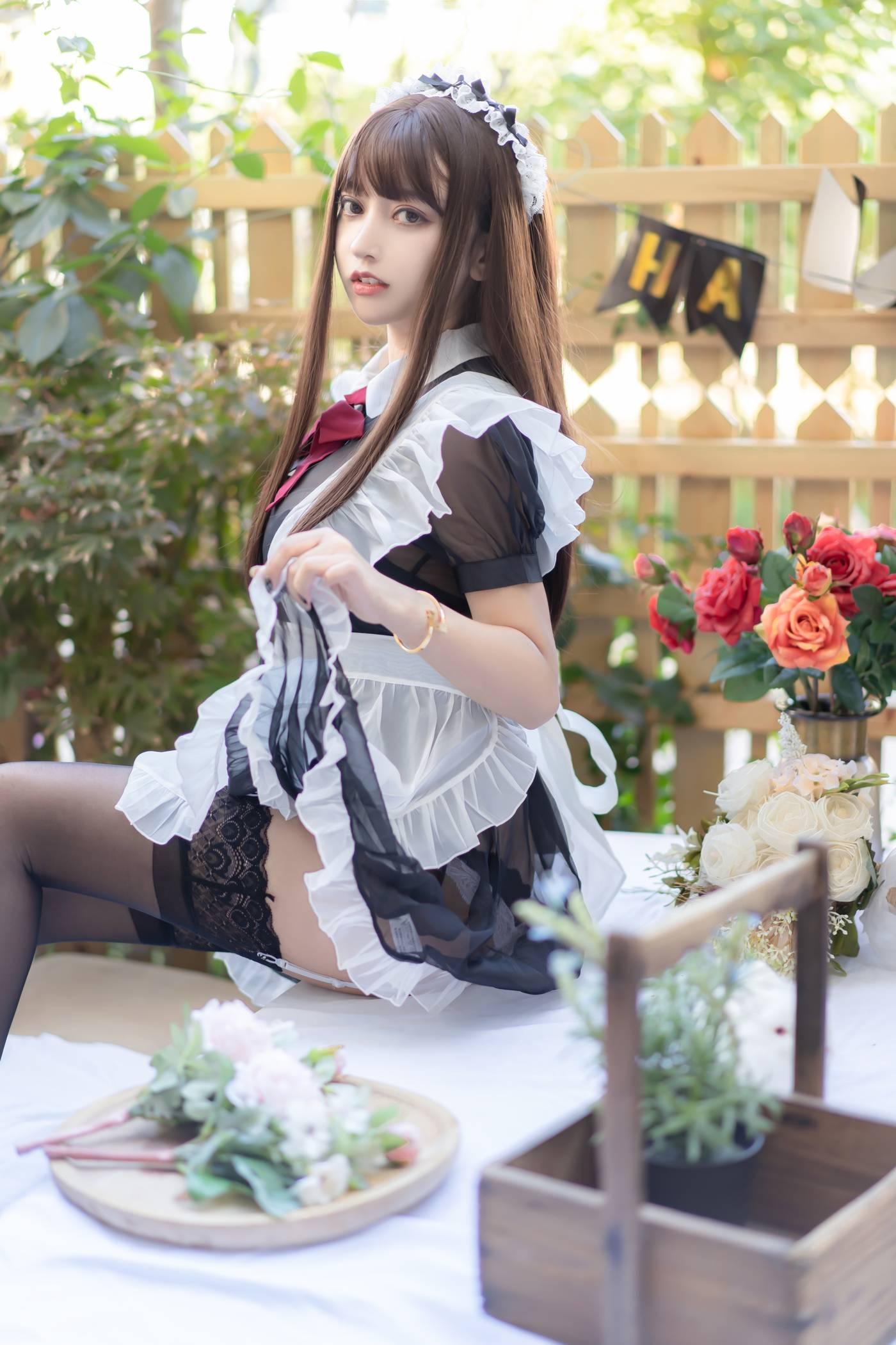 过期米线线喵 – NO.67 女仆透 [49P]插图5
