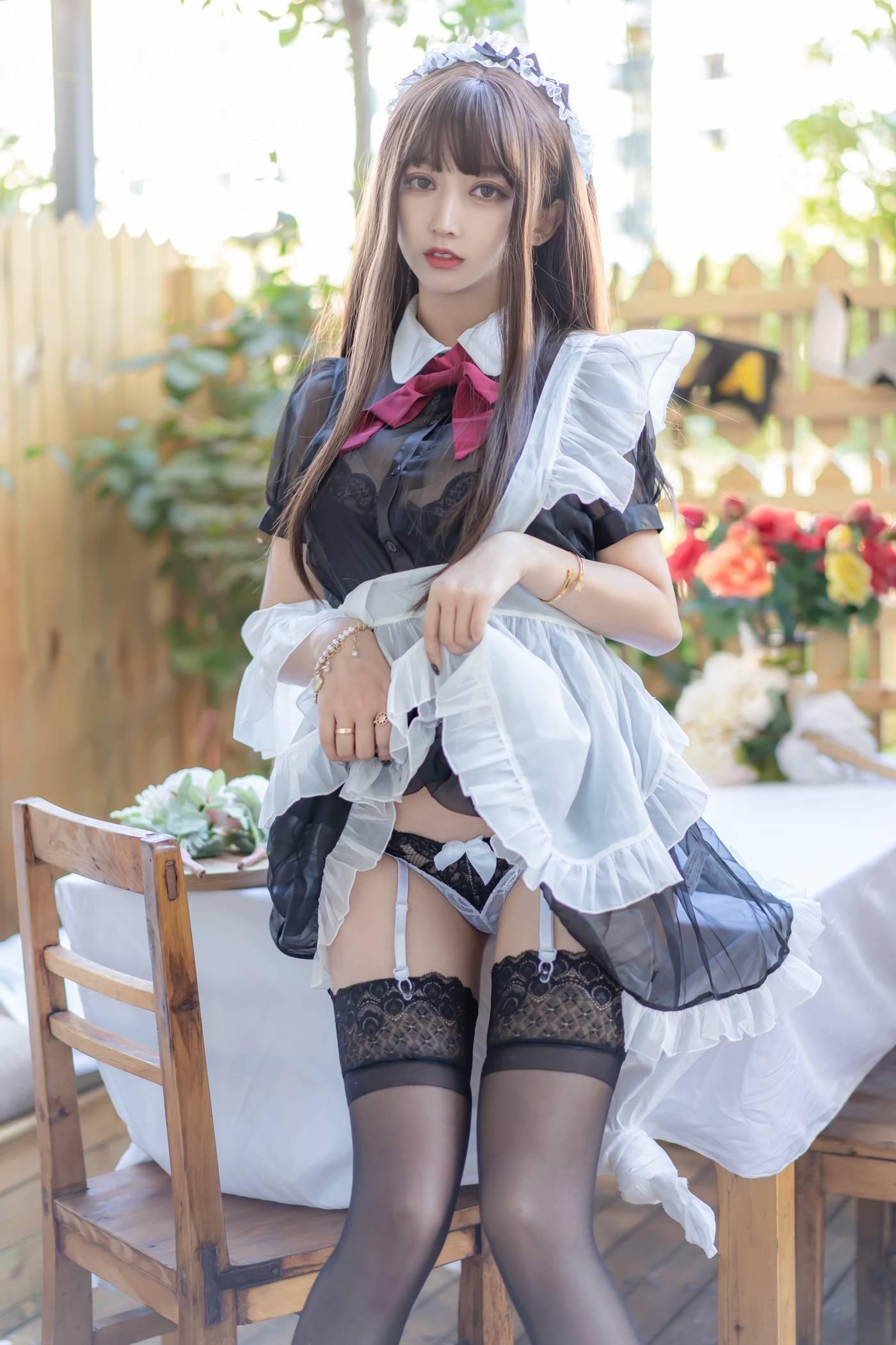 过期米线线喵 – NO.67 女仆透 [49P]插图