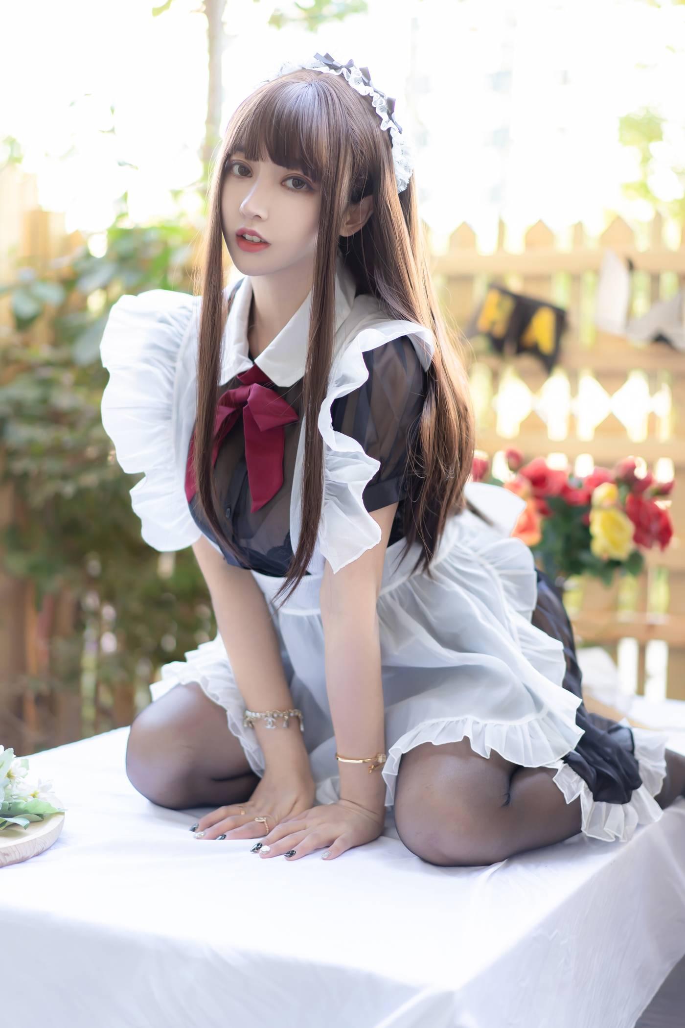 过期米线线喵 – NO.67 女仆透 [49P]插图4