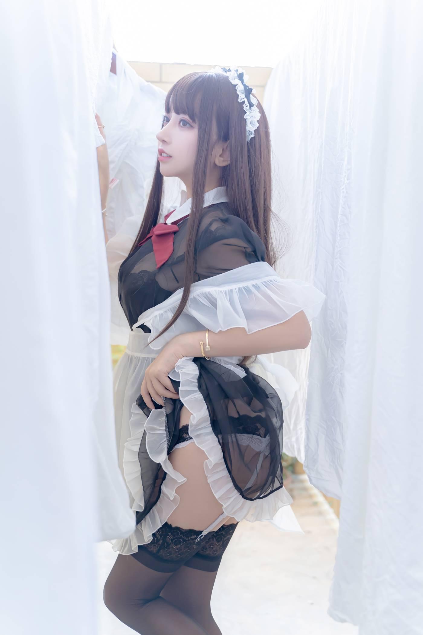 过期米线线喵 – NO.67 女仆透 [49P]插图2