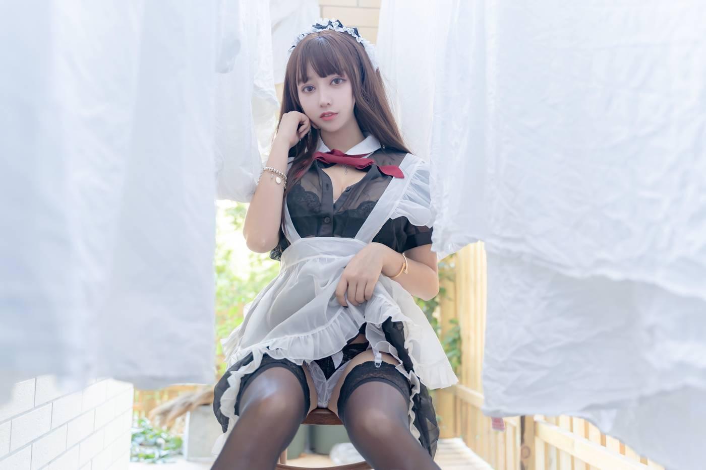 过期米线线喵 – NO.67 女仆透 [49P]插图6