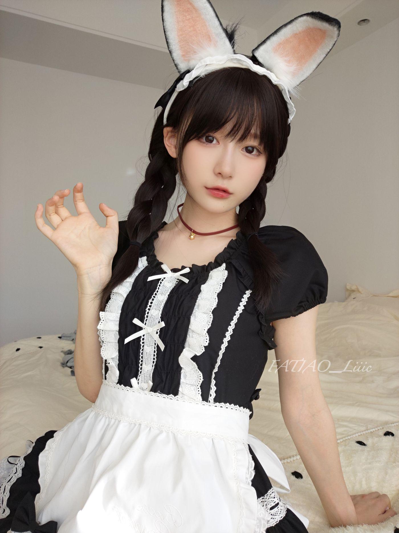 迷之呆梨 NO.028 fantia 2022年12月合集-2022-12-22 うさぎさんはメイド服を着るように要求されました? [23P]插图8