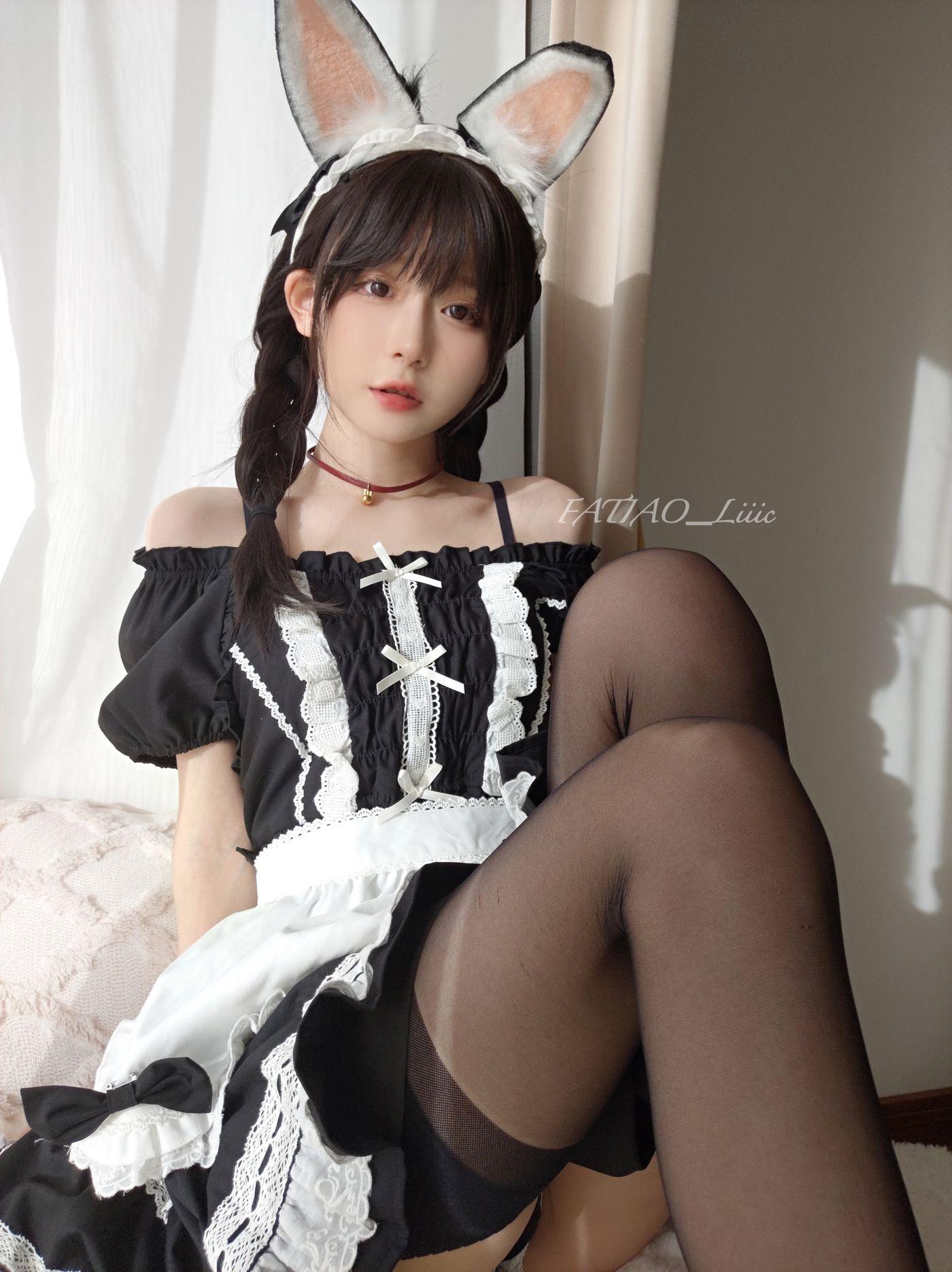 迷之呆梨 NO.028 fantia 2022年12月合集-2022-12-22 うさぎさんはメイド服を着るように要求されました? [23P]插图