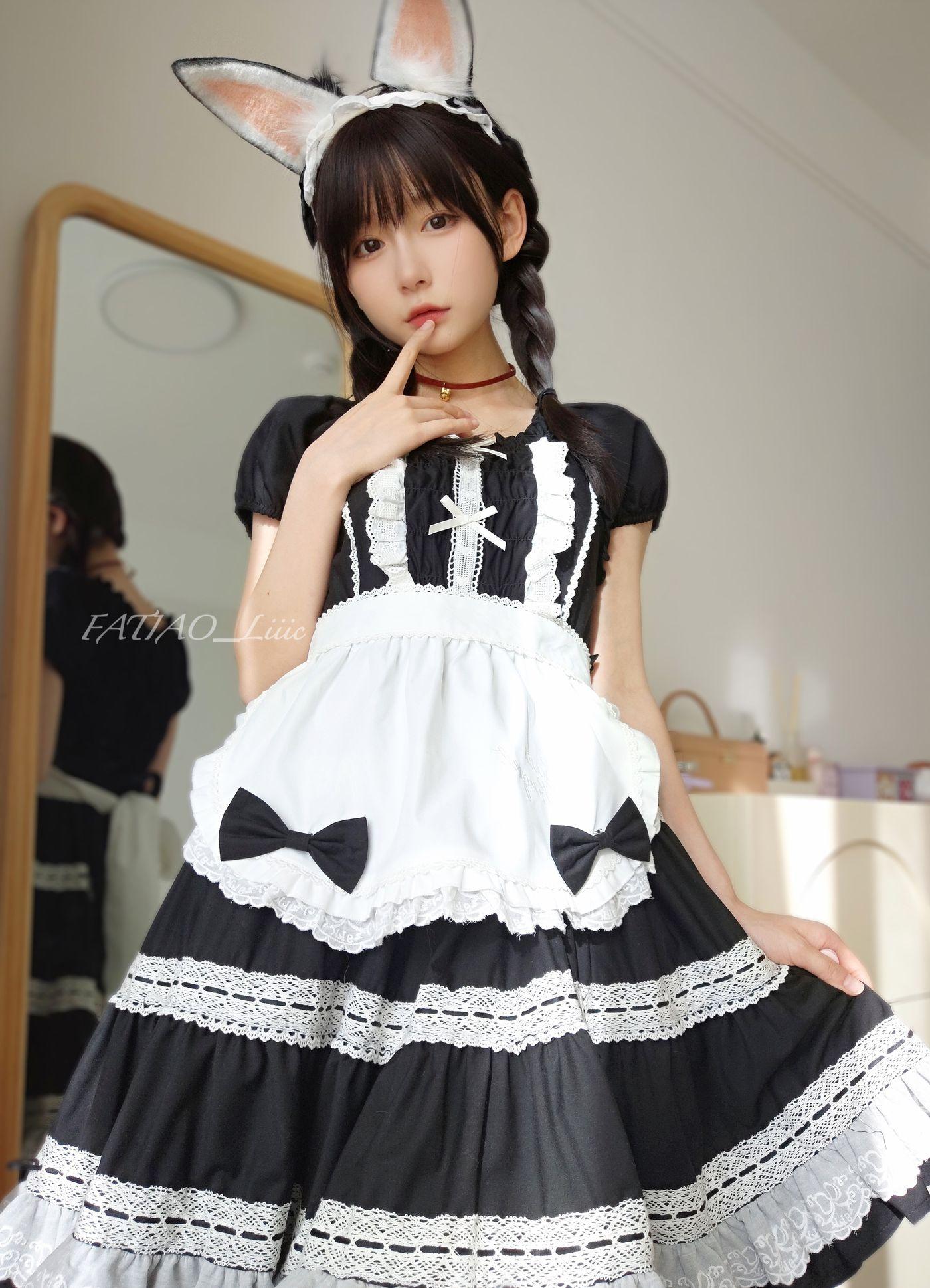 迷之呆梨 NO.028 fantia 2022年12月合集-2022-12-22 うさぎさんはメイド服を着るように要求されました? [23P]插图1
