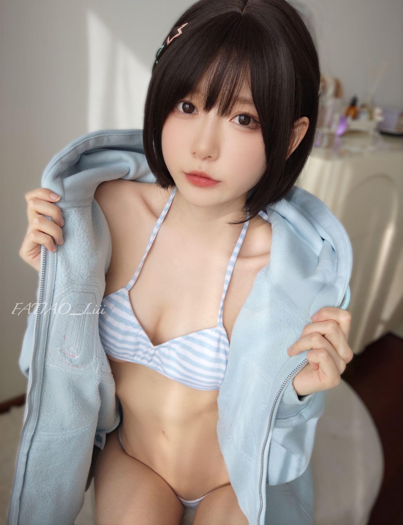 迷之呆梨 NO.028 fantia 2022年12月合集-2022-12-03 青と白 [22P]插图9