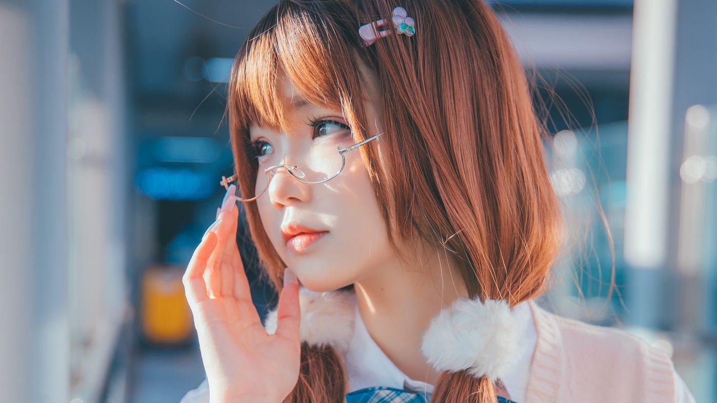 雪晴Astra NO.037 JK夕阳[25P]插图6