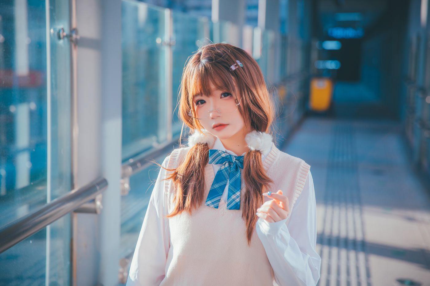 雪晴Astra NO.037 JK夕阳[25P]插图3