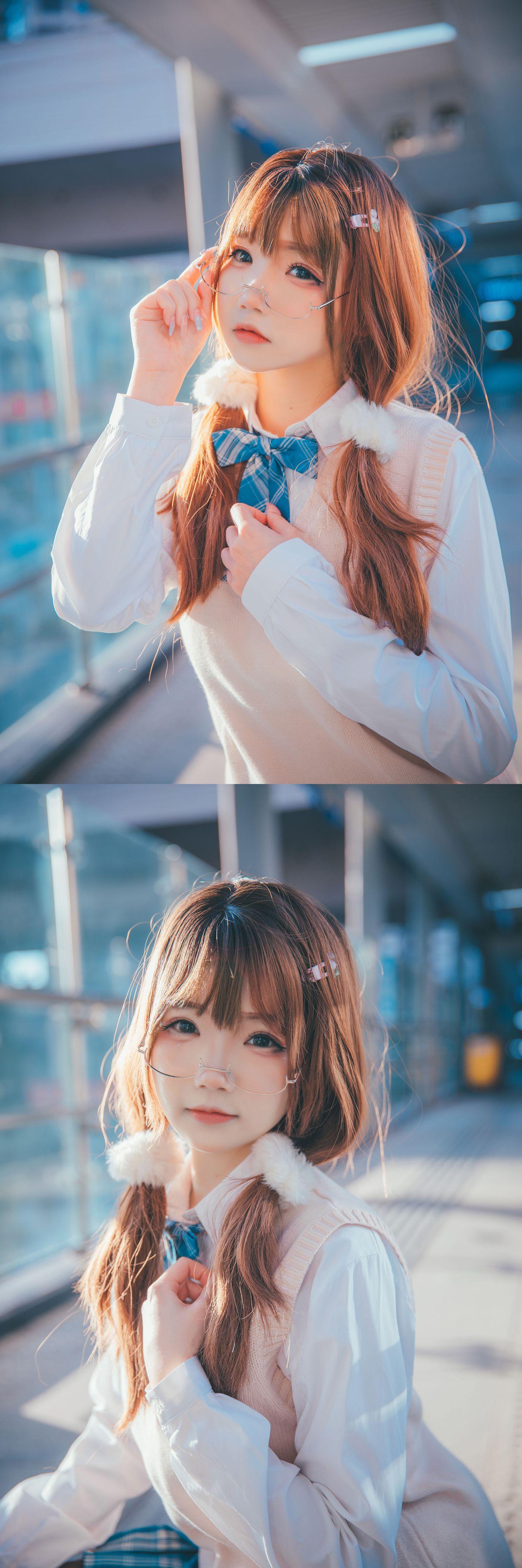 雪晴Astra NO.037 JK夕阳[25P]插图3
