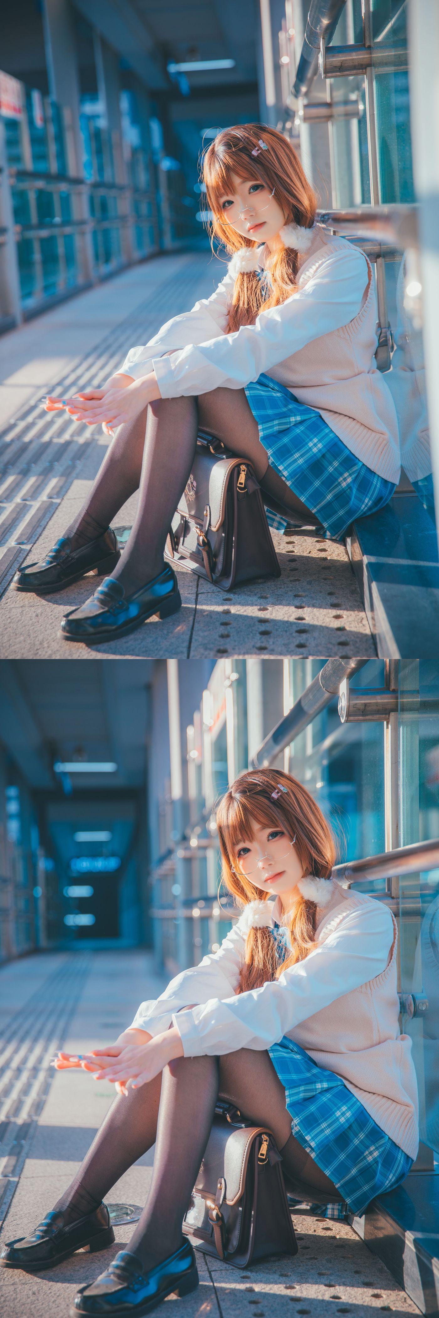 雪晴Astra NO.037 JK夕阳[25P]插图4