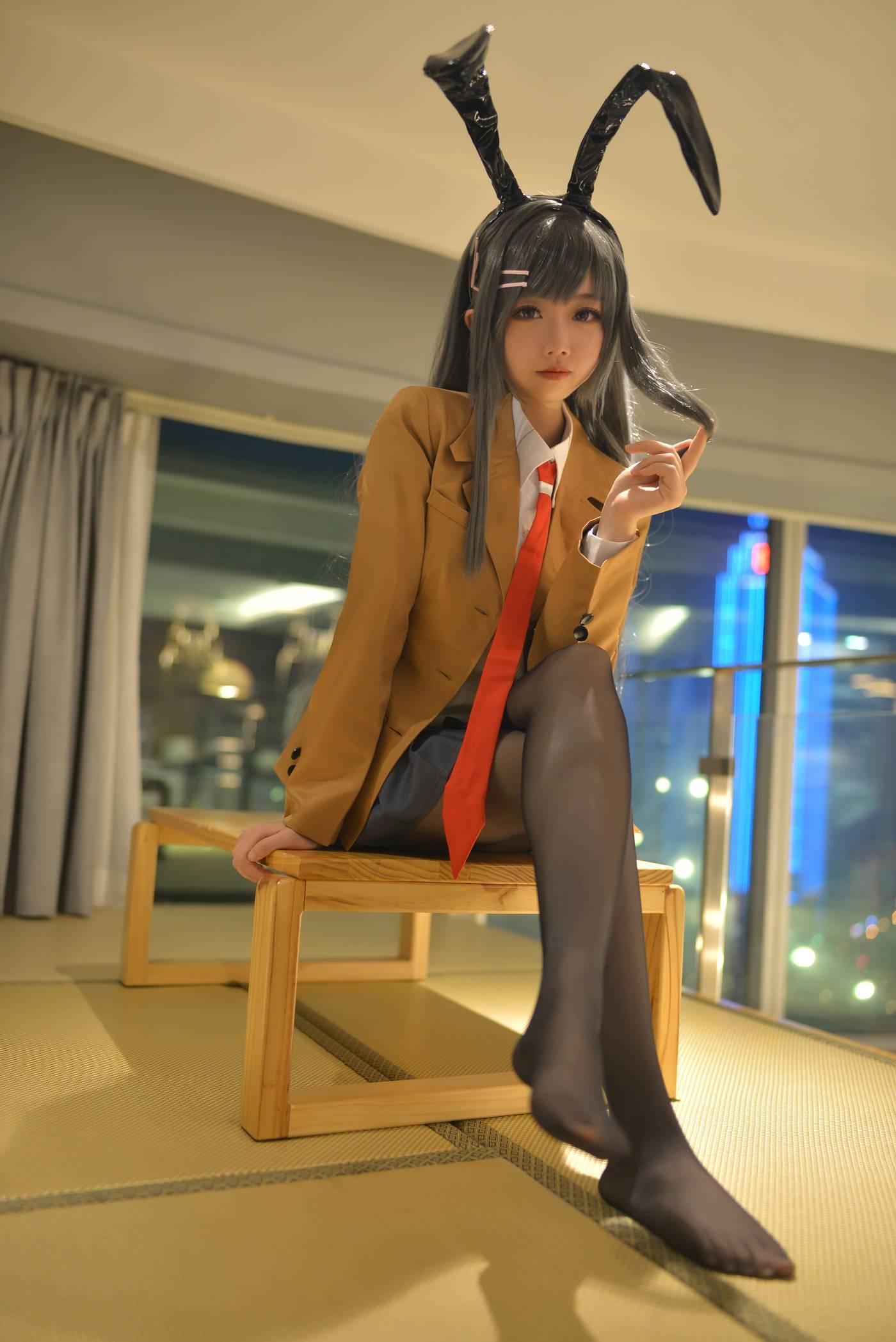 雪琪SAMA – NO.38 麻衣制服兔女郎 [58P]插图6