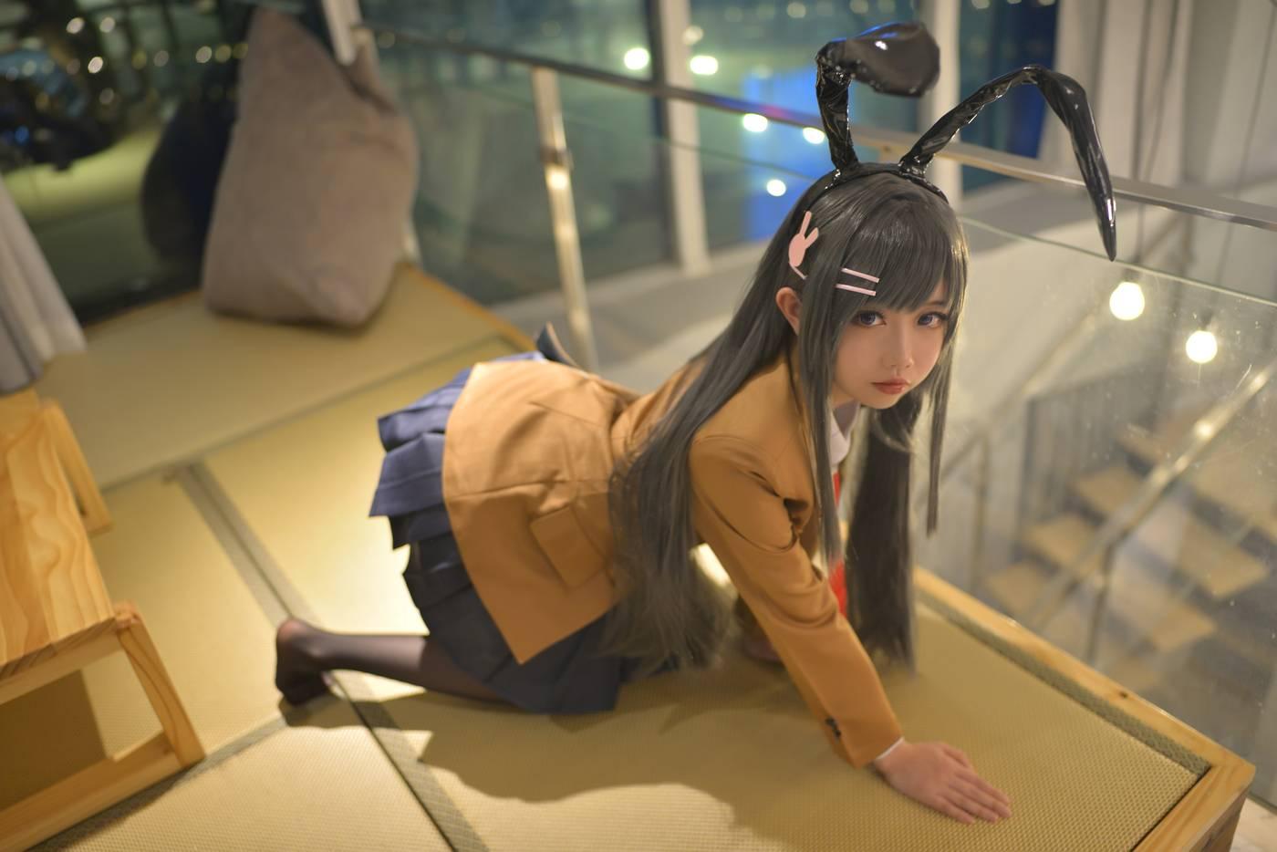 雪琪SAMA – NO.38 麻衣制服兔女郎 [58P]插图5