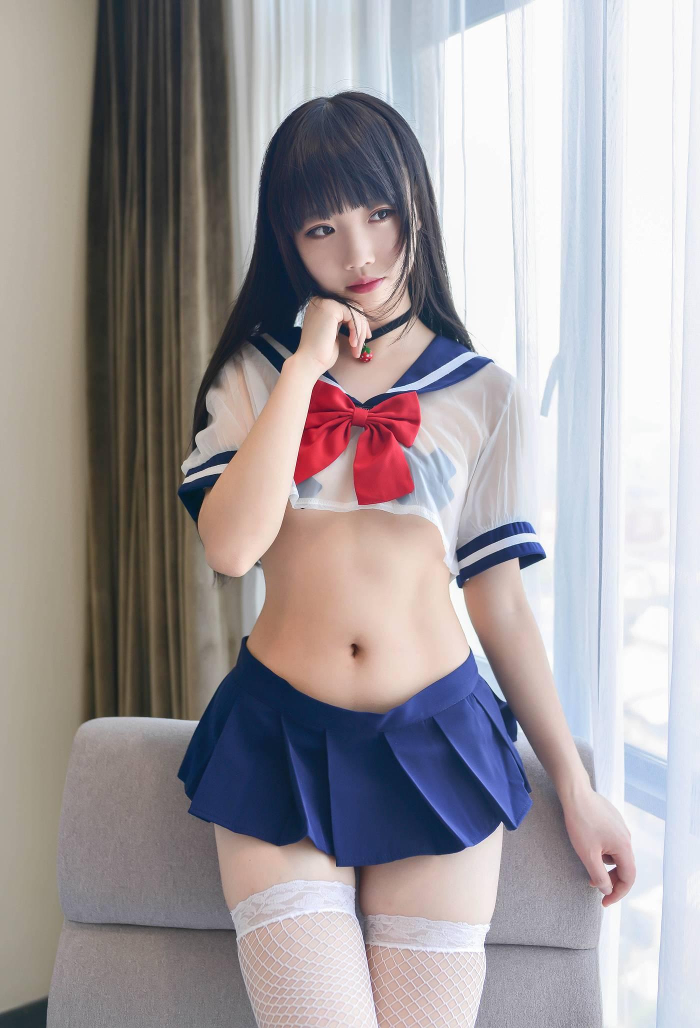 雪琪SAMA – NO.05 透明JK -图片[20P]插图5