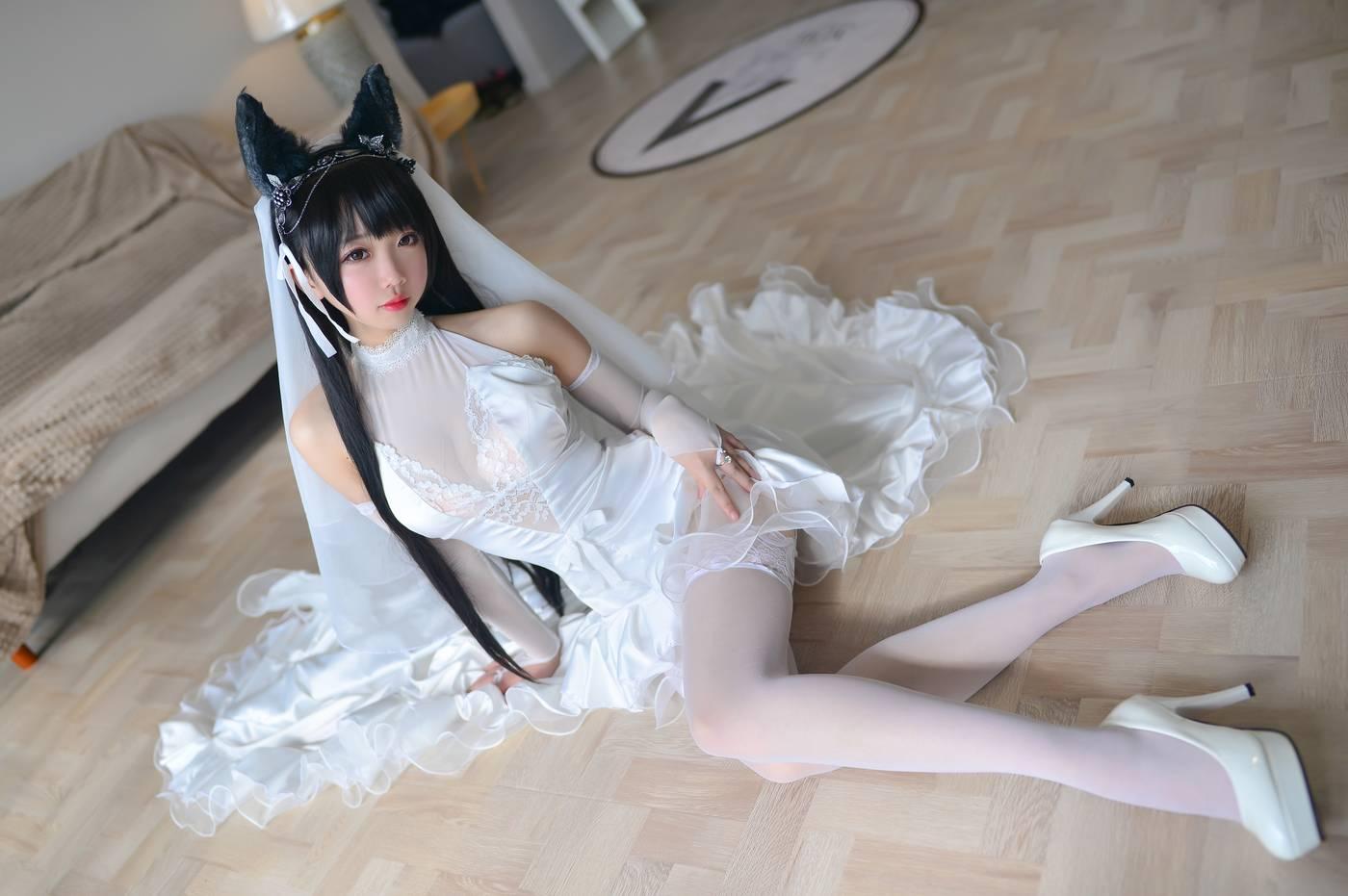 雪琪SAMA – NO.08 爱宕婚纱 [38P]插图6
