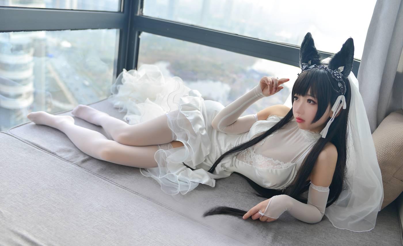 雪琪SAMA – NO.08 爱宕婚纱 [38P]插图5