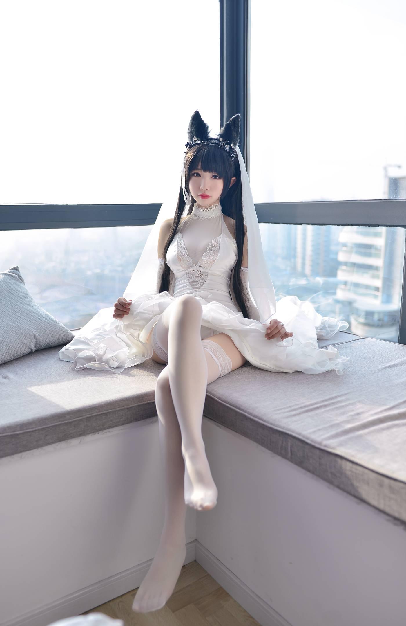 雪琪SAMA – NO.08 爱宕婚纱 [38P]插图