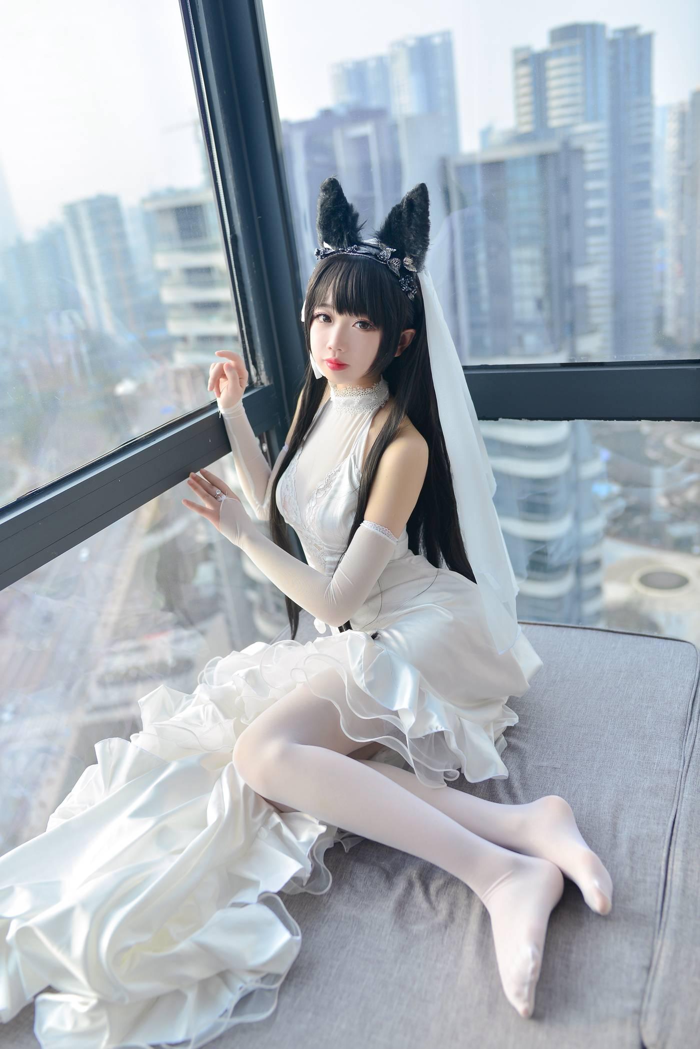雪琪SAMA – NO.08 爱宕婚纱 [38P]插图3
