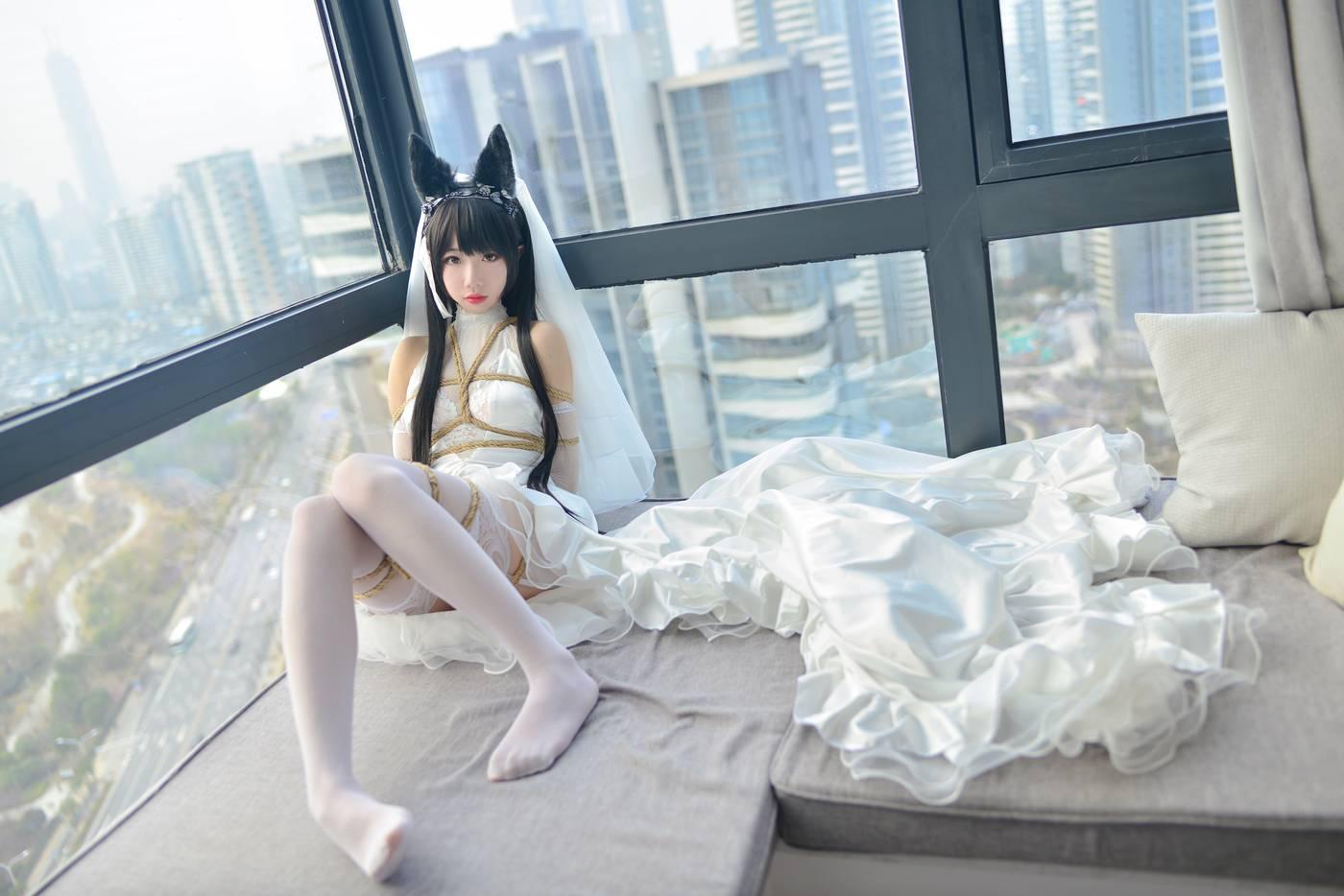 雪琪SAMA – NO.08 爱宕婚纱 [38P]插图6
