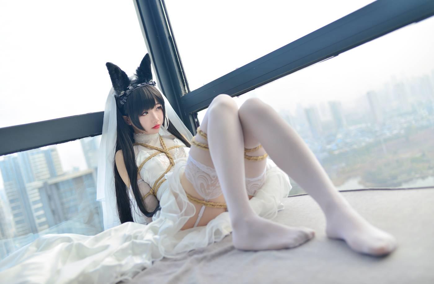 雪琪SAMA – NO.08 爱宕婚纱 [38P]插图8