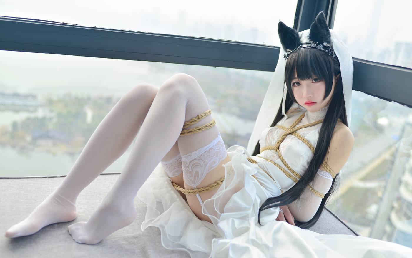 雪琪SAMA – NO.08 爱宕婚纱 [38P]插图2