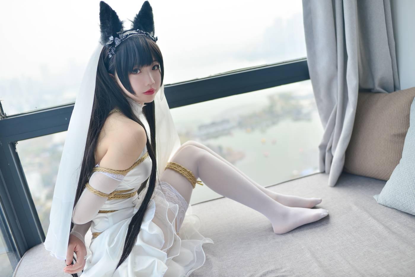 雪琪SAMA – NO.08 爱宕婚纱 [38P]插图3
