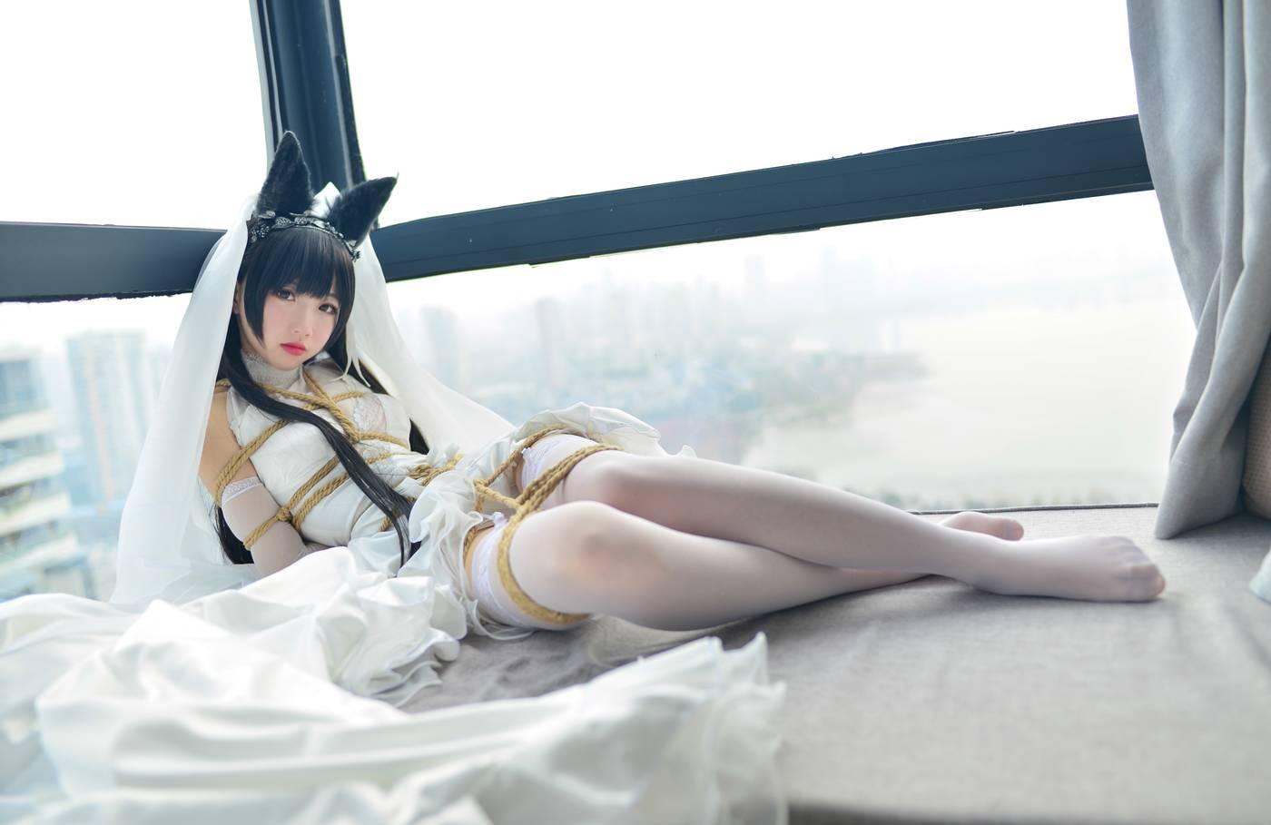 雪琪SAMA – NO.08 爱宕婚纱 [38P]插图5