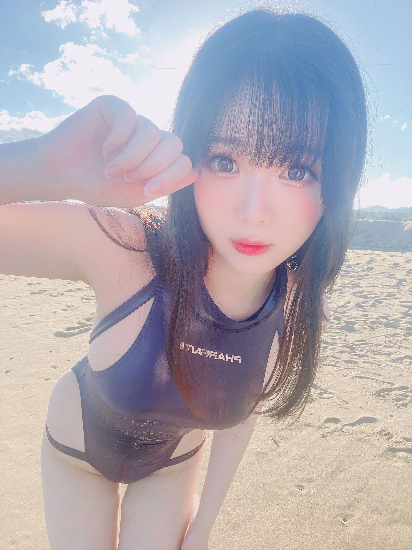 霜月shimo NO.067 Fantia 2022年10月会员合集(5期) -2022-10-17 競泳水着? [26P-171.68MB][26P]插图