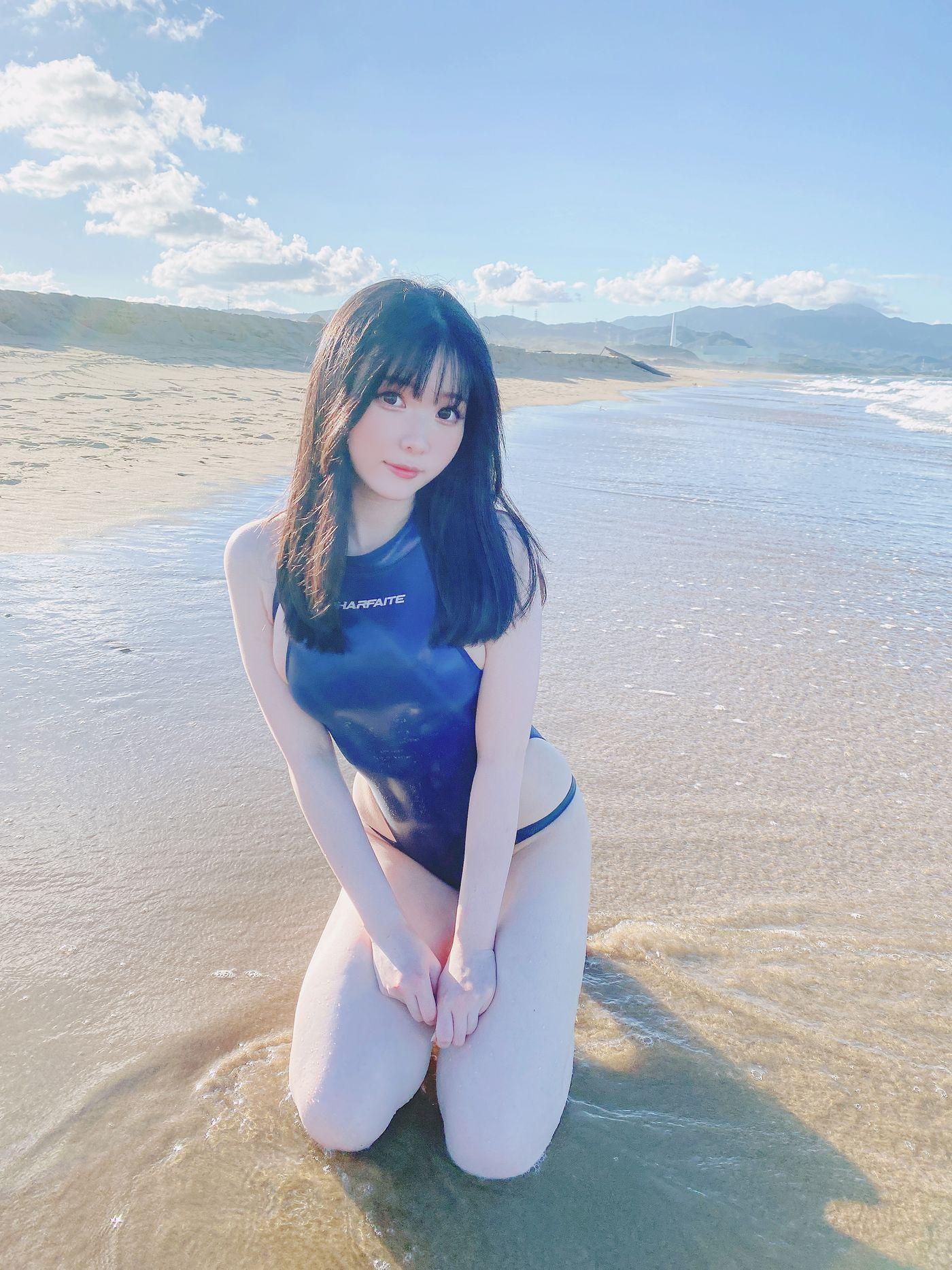 霜月shimo NO.067 Fantia 2022年10月会员合集(5期) -2022-10-17 競泳水着? [26P-171.68MB][26P]插图5