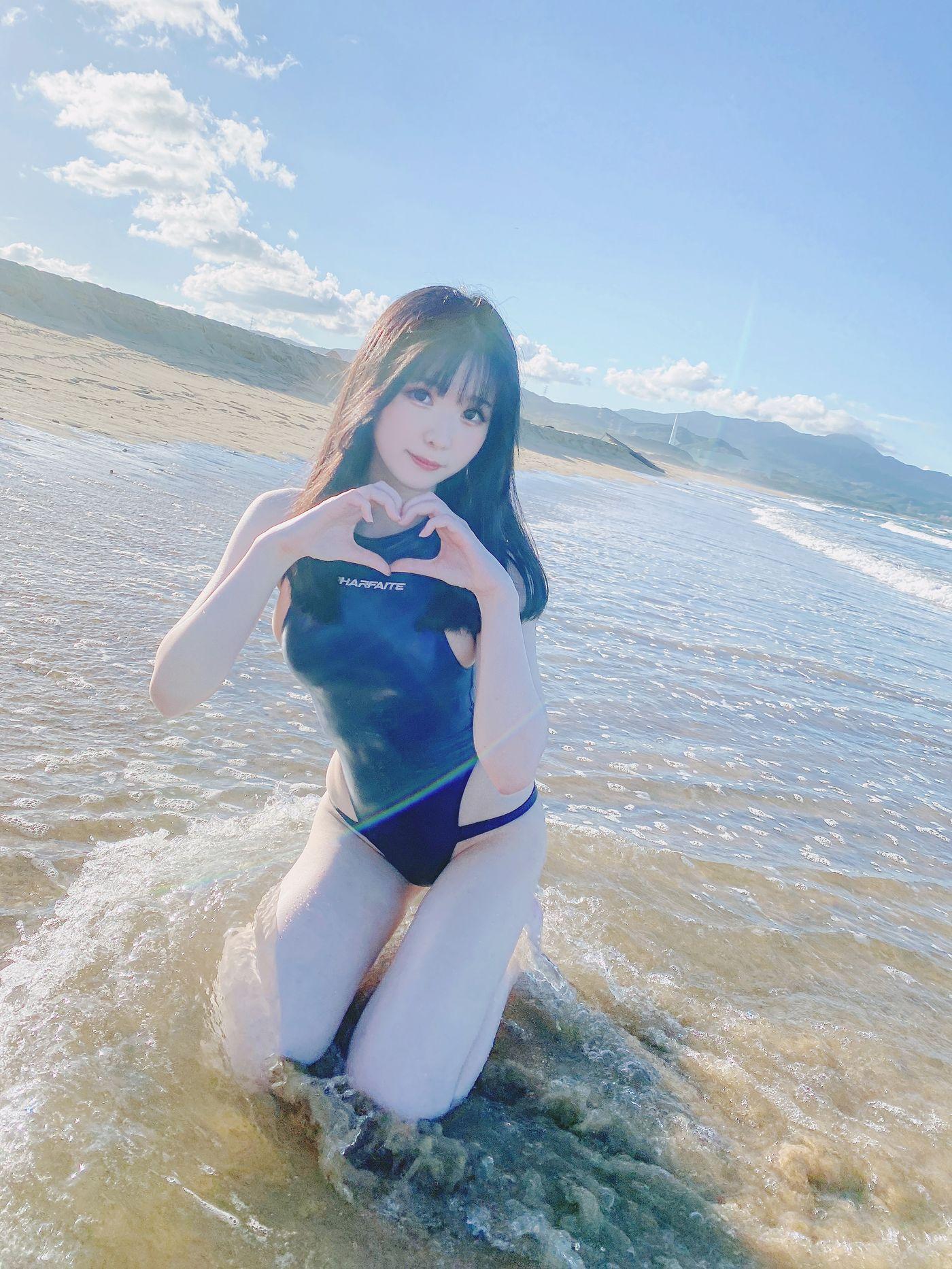 霜月shimo NO.067 Fantia 2022年10月会员合集(5期) -2022-10-17 競泳水着? [26P-171.68MB][26P]插图6