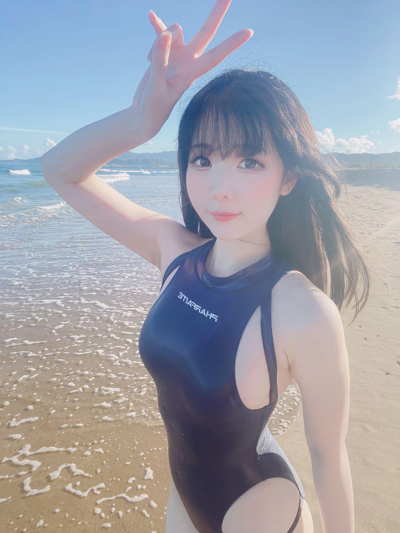 霜月shimo NO.067 Fantia 2022年10月会员合集(5期) -2022-10-17 競泳水着? [26P-171.68MB][26P]插图3