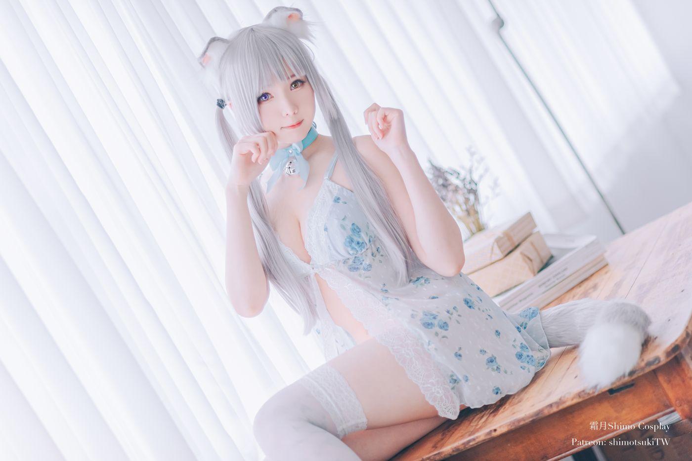 霜月shimo NO.038  ベビードールと灰色ねこ [15P]插图1