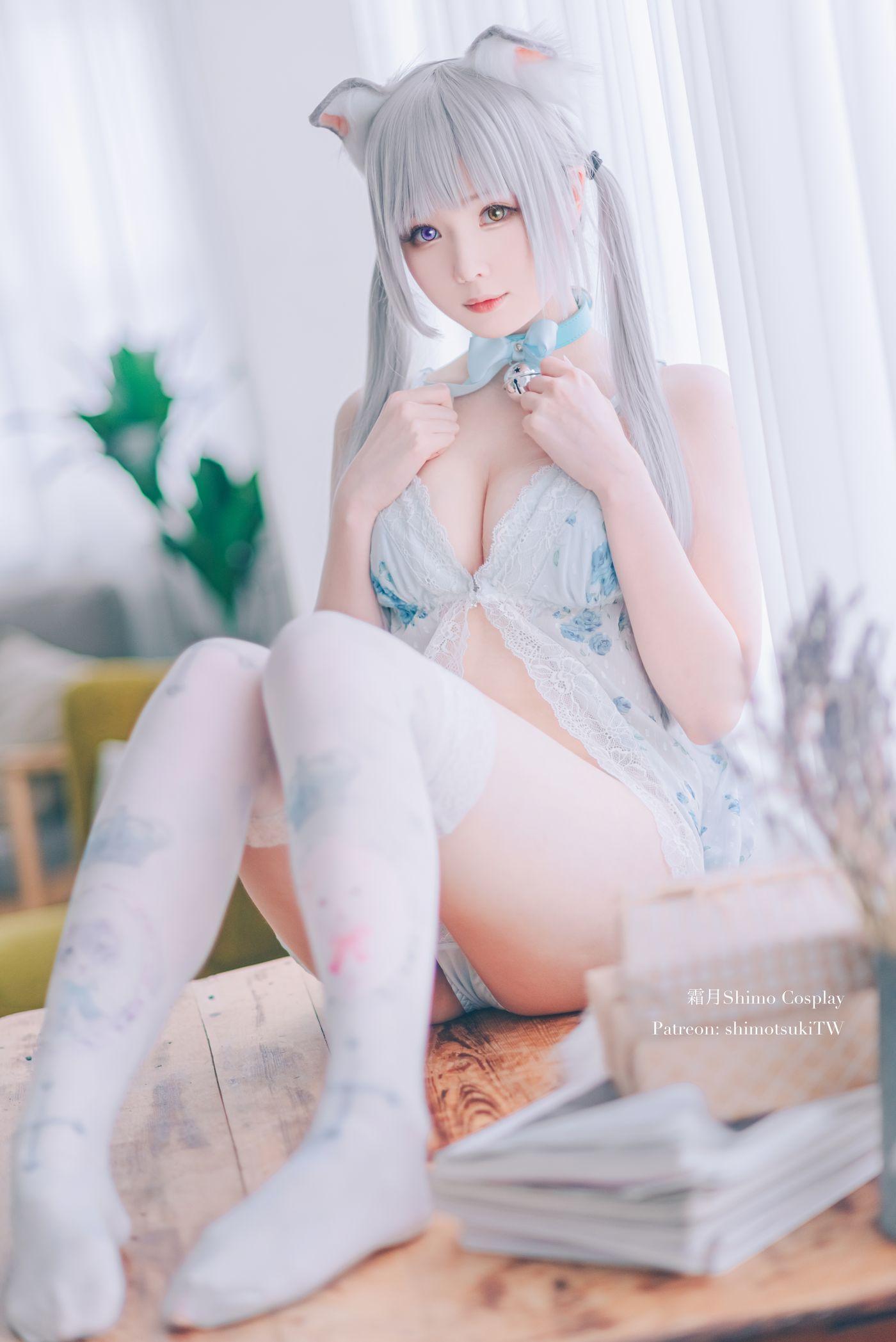 霜月shimo NO.038  ベビードールと灰色ねこ [15P]插图2