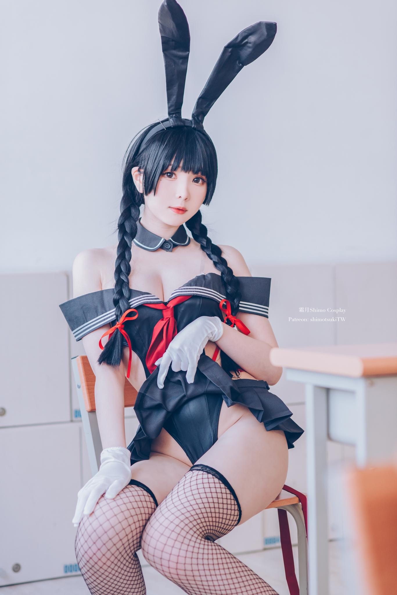 霜月shimo NO.046 卯月桃子 水手服兔女郎 [19P]插图5