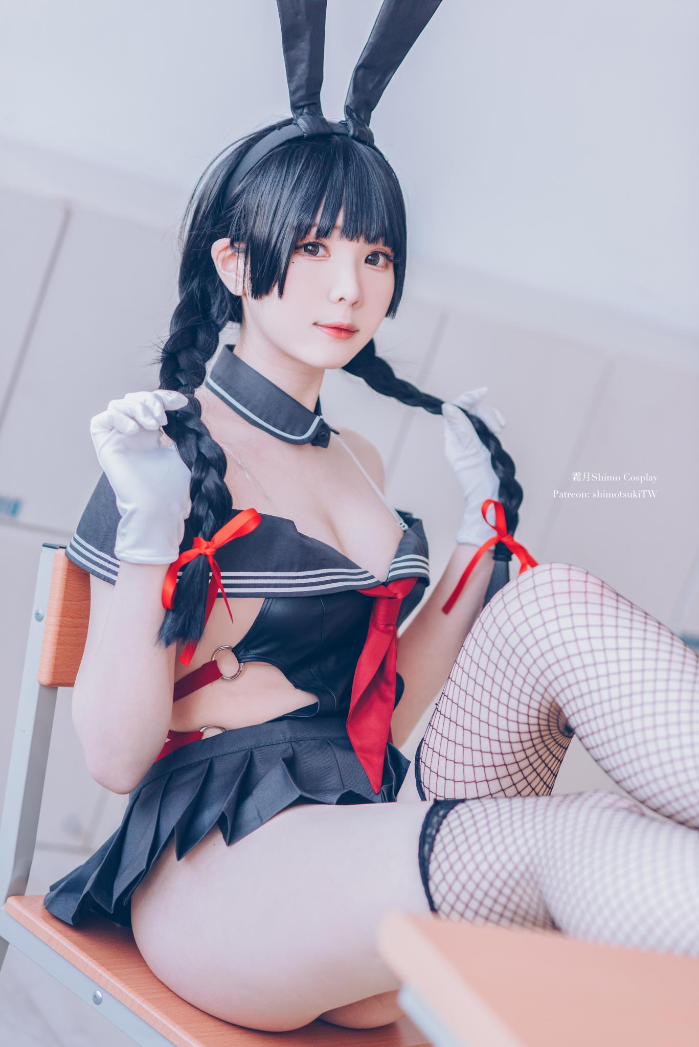 霜月shimo NO.046 卯月桃子 水手服兔女郎 [19P]插图8