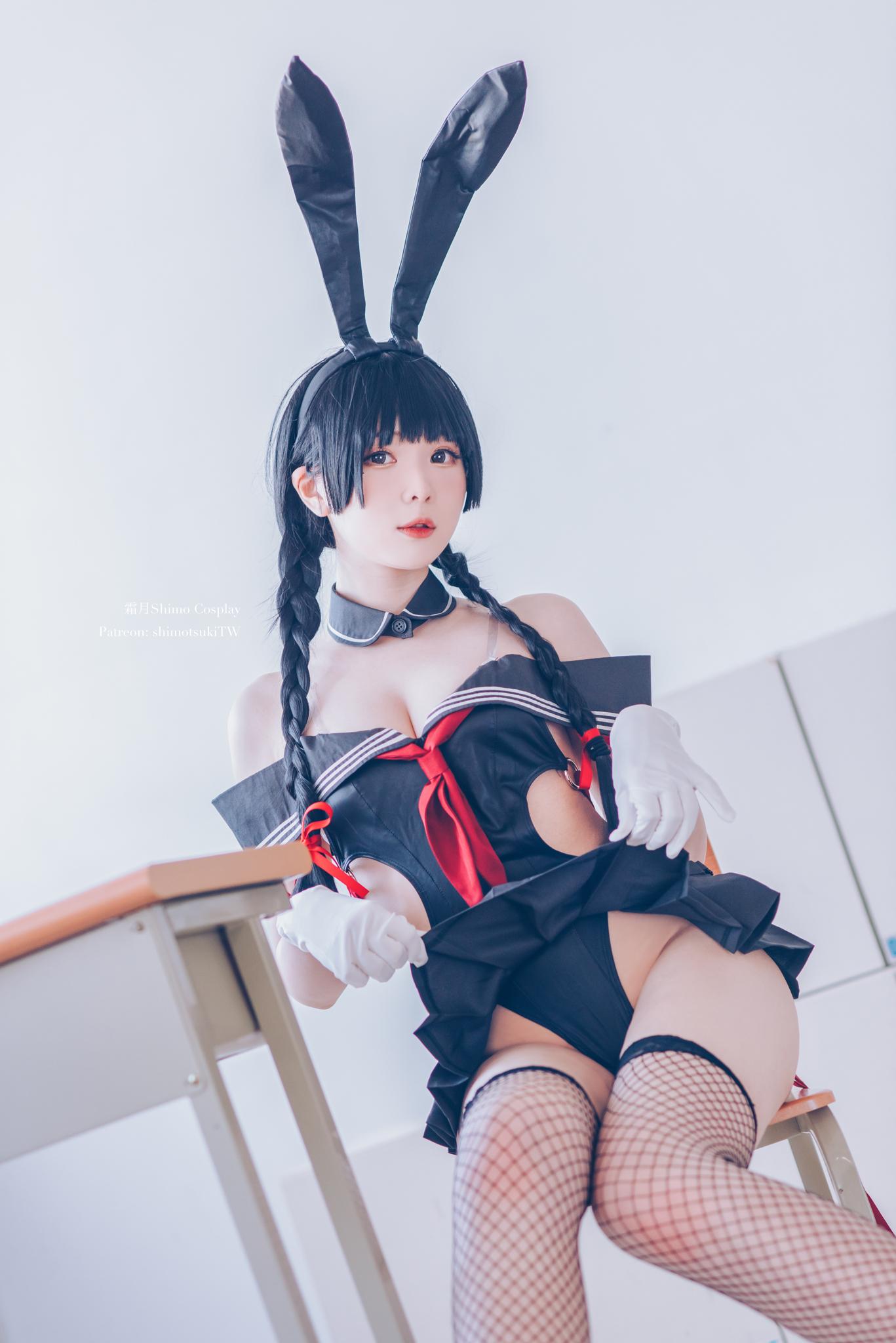 霜月shimo NO.046 卯月桃子 水手服兔女郎 [19P]插图9