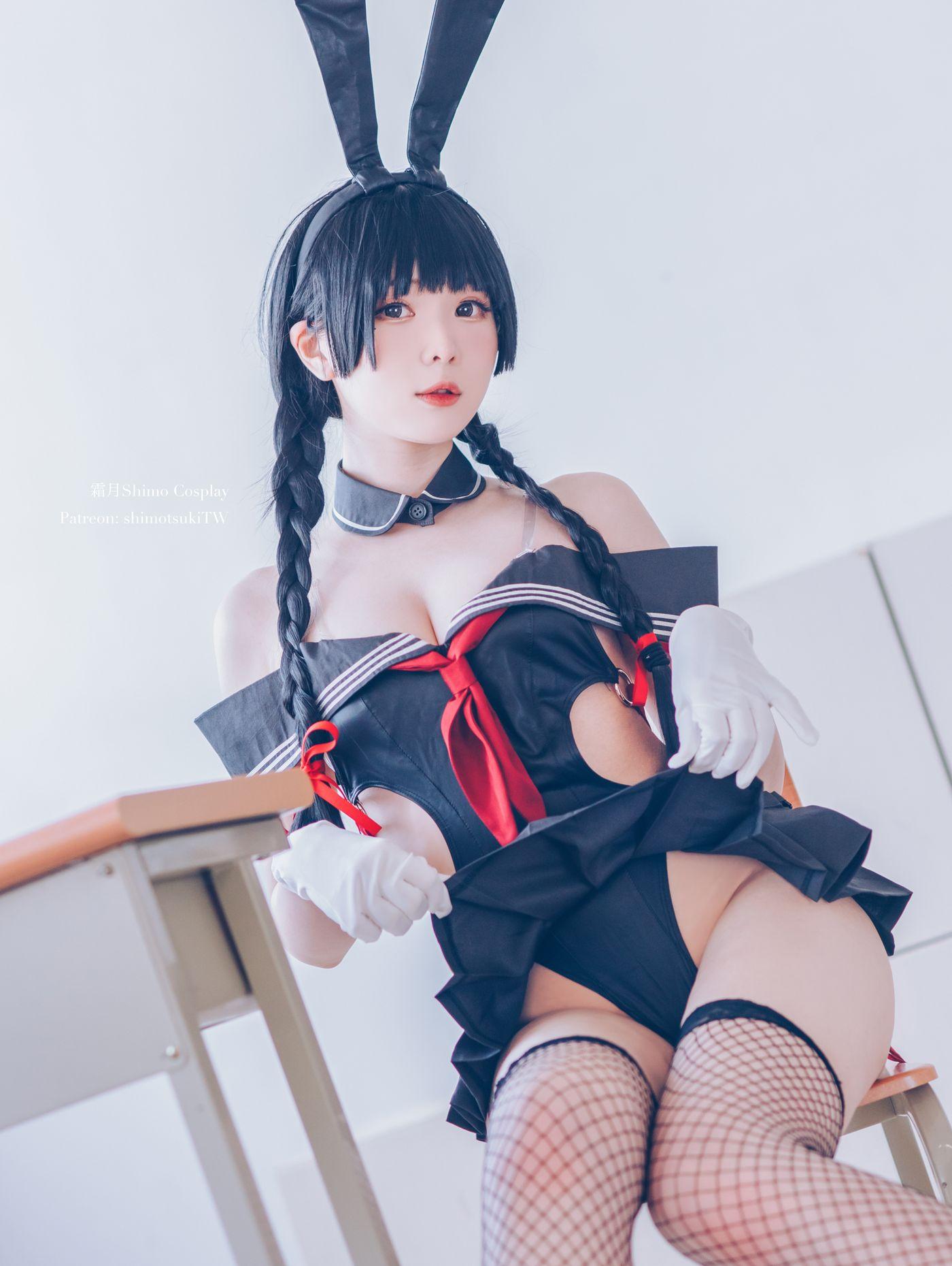 霜月shimo NO.046 卯月桃子 水手服兔女郎 [19P]插图
