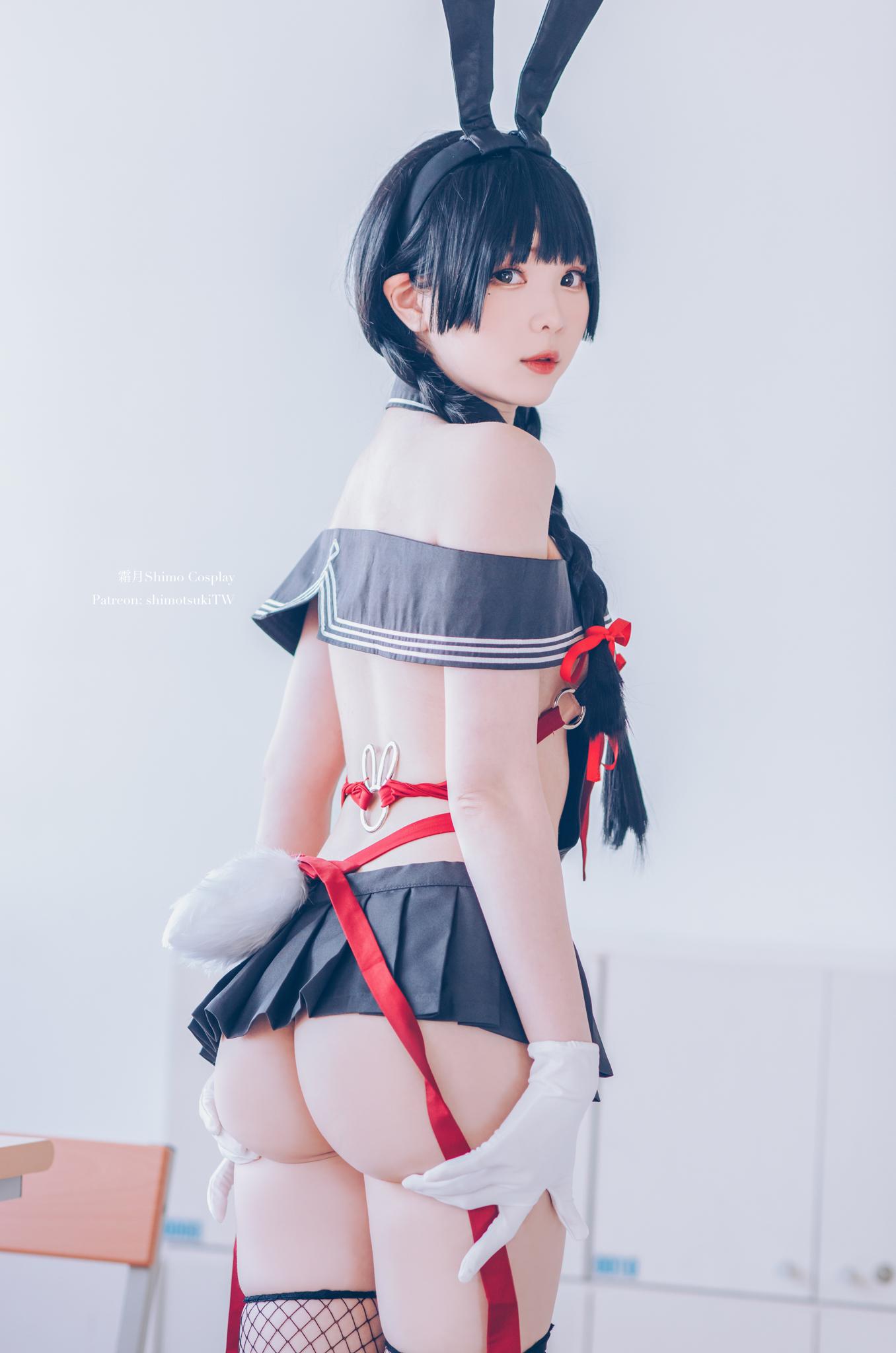 霜月shimo NO.046 卯月桃子 水手服兔女郎 [19P]插图3