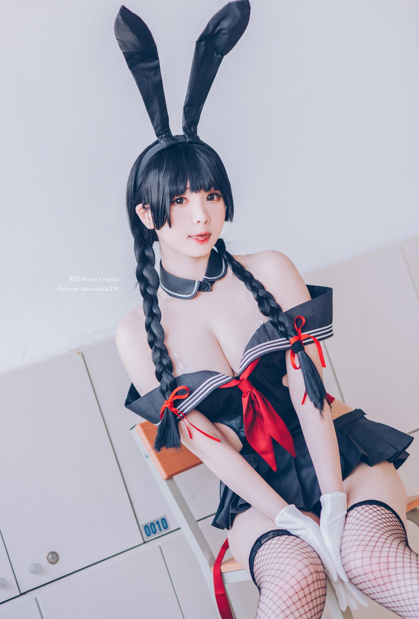霜月shimo NO.046 卯月桃子 水手服兔女郎 [19P]插图4