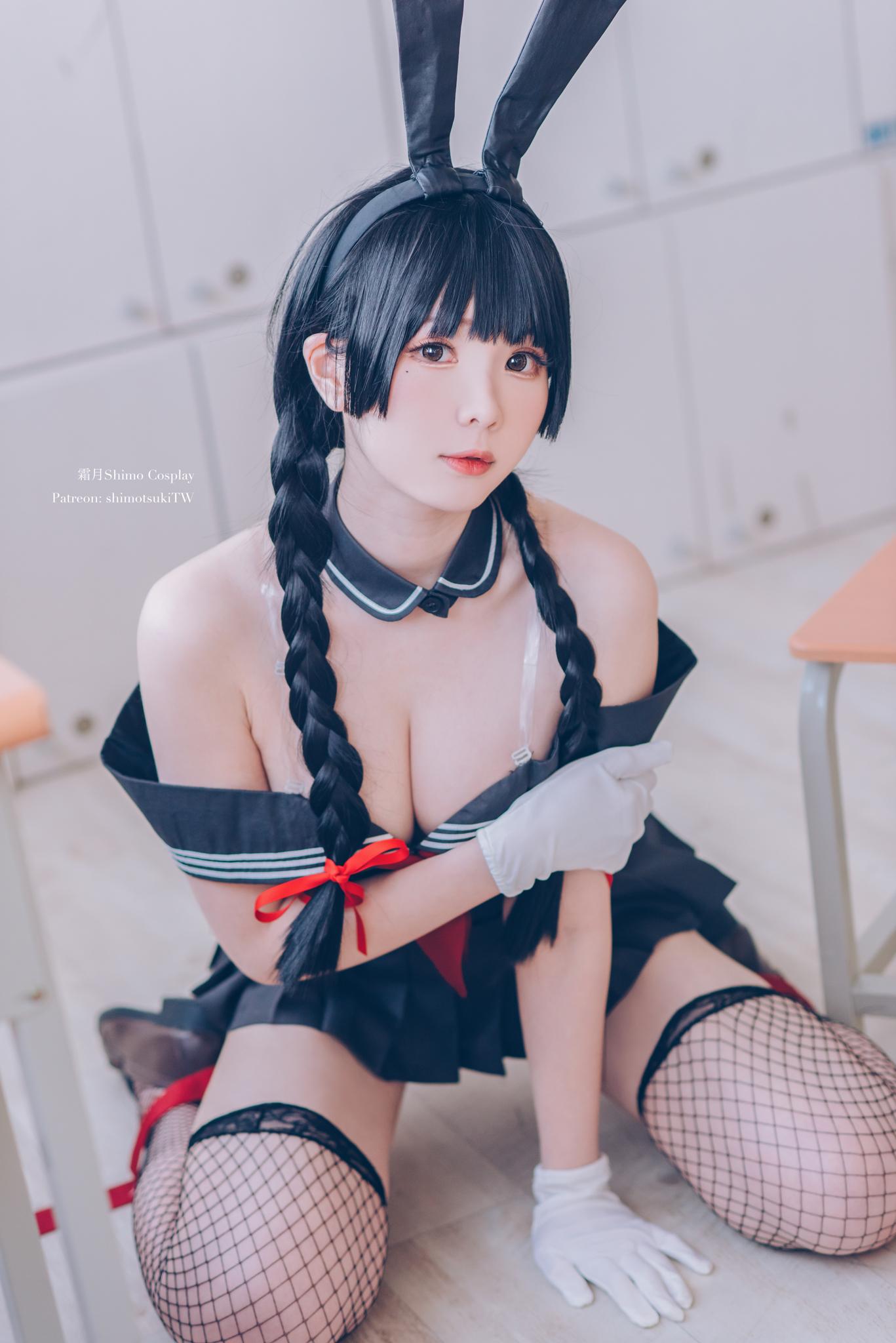霜月shimo NO.046 卯月桃子 水手服兔女郎 [19P]插图5