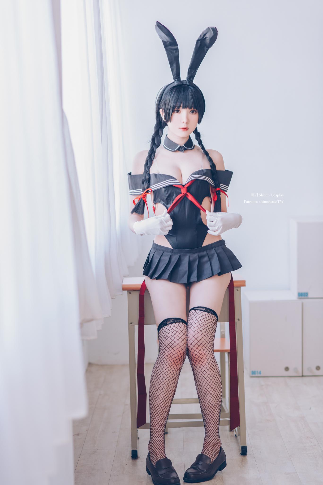 霜月shimo NO.046 卯月桃子 水手服兔女郎 [19P]插图6