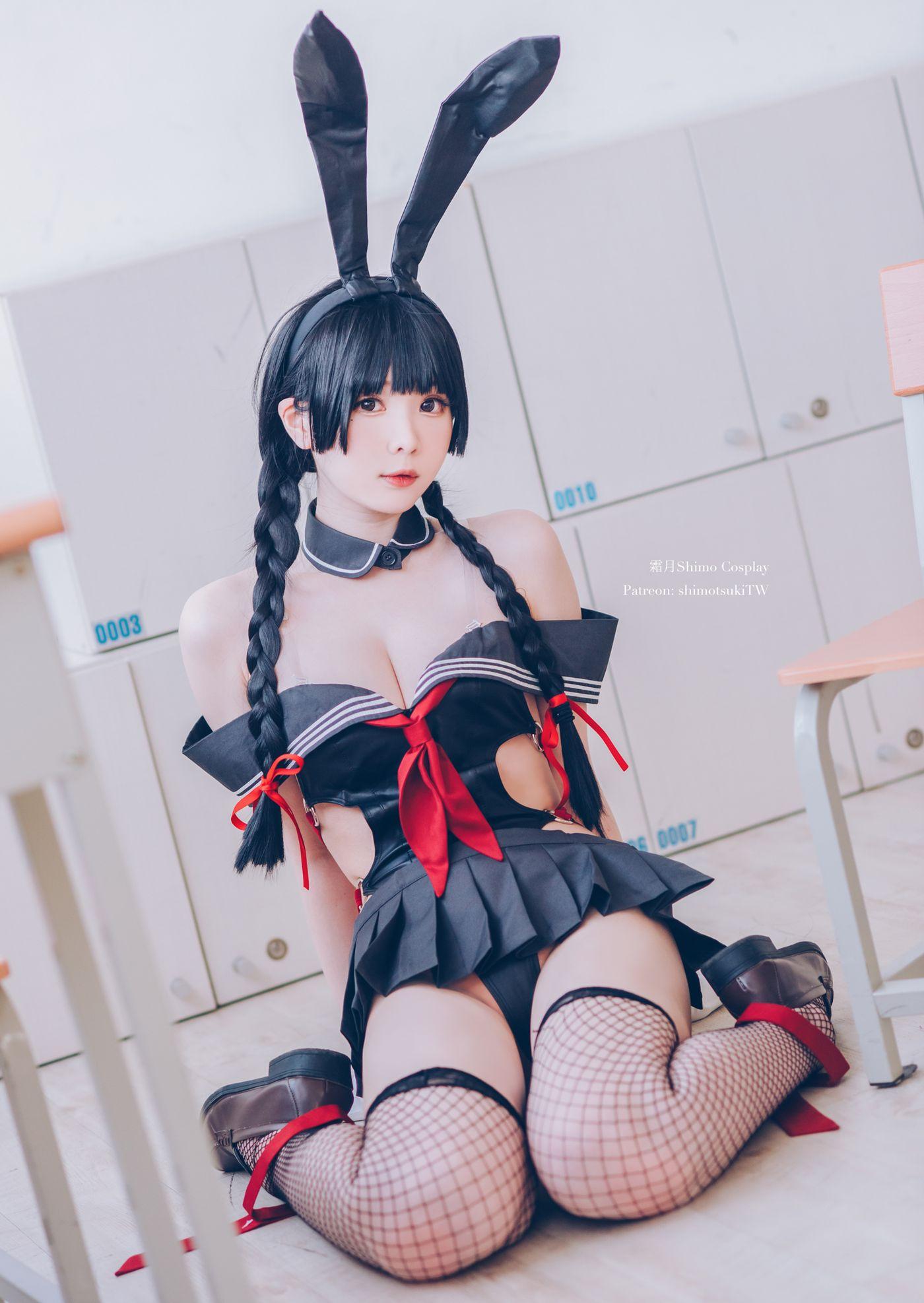 霜月shimo NO.046 卯月桃子 水手服兔女郎 [19P]插图7